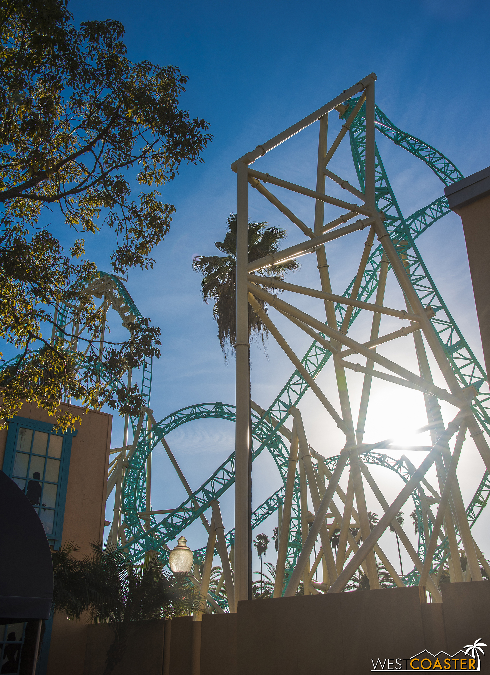  The ride from the other side, near the employee entrance to the Lakeside cafeteria. 