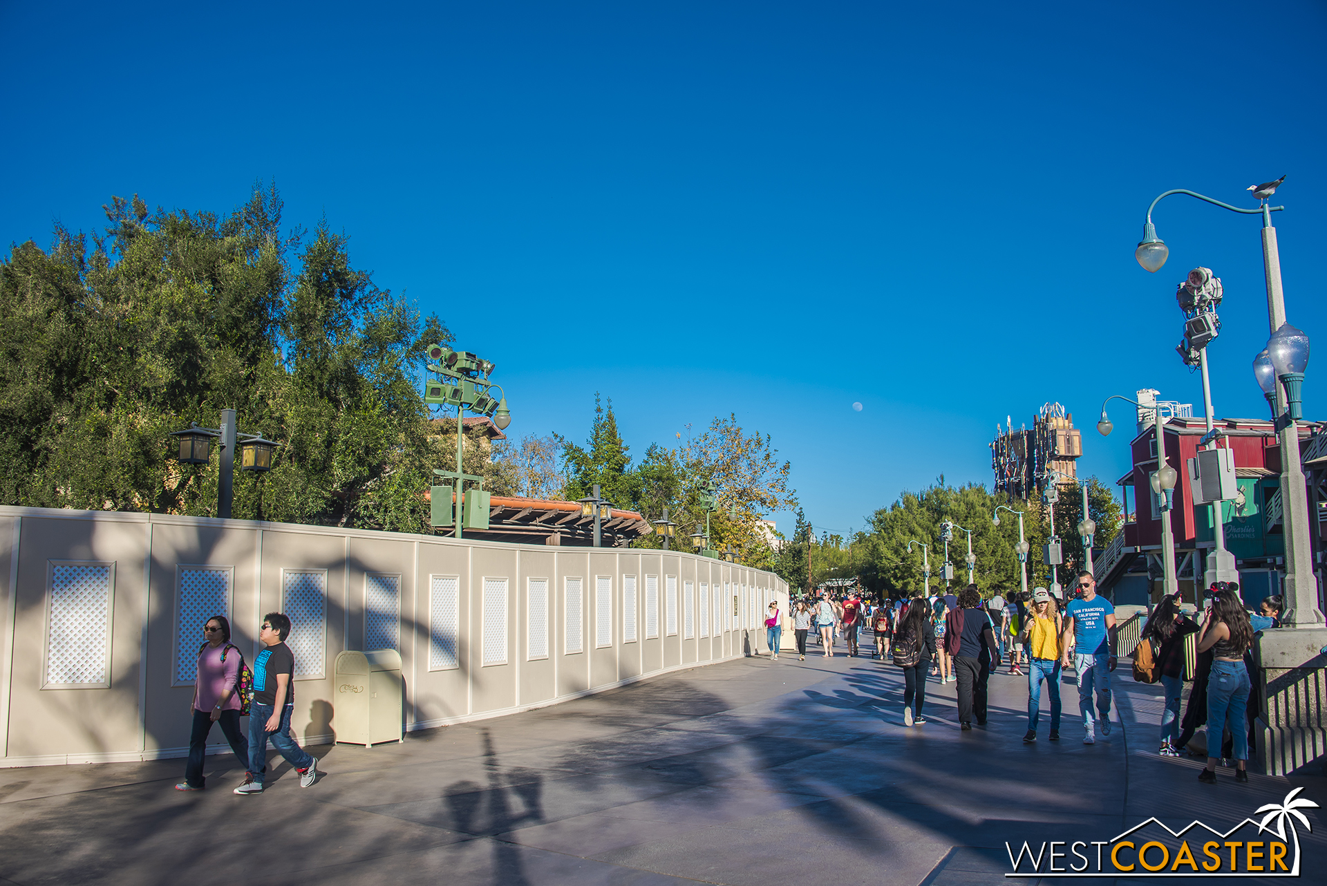  In the meantime, work is ongoing along the Trattoria.&nbsp; This will presumably be completed before the start of the Food and Wine Festival in April. 