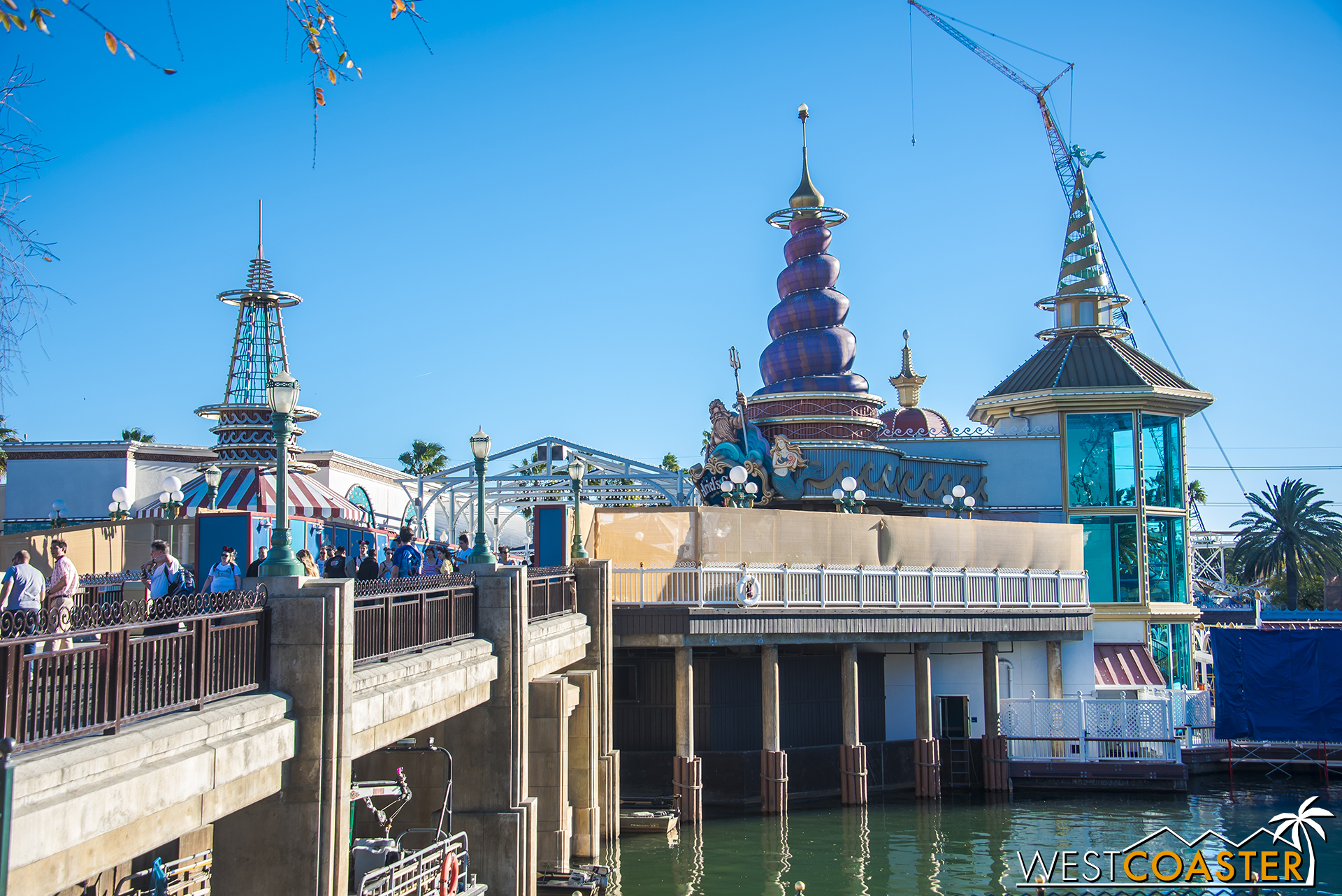  Ariel's Grotto is also closed. 