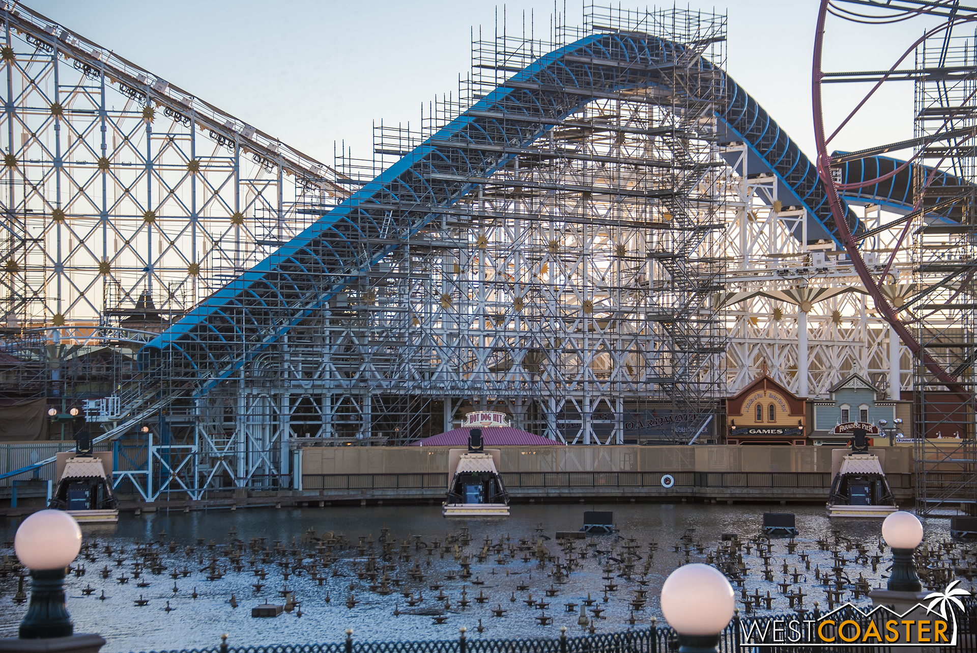  As you can see, the makeover is extensive and encompasses the entire back half of Paradise Pier. 