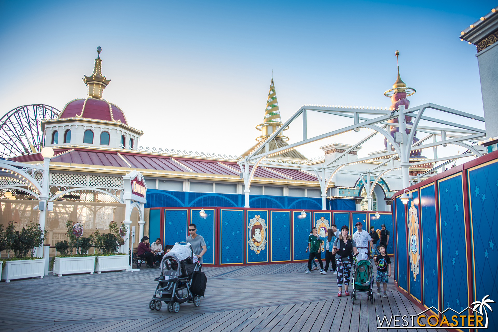  And work has begun on the walls of Ariel's Grotto. 