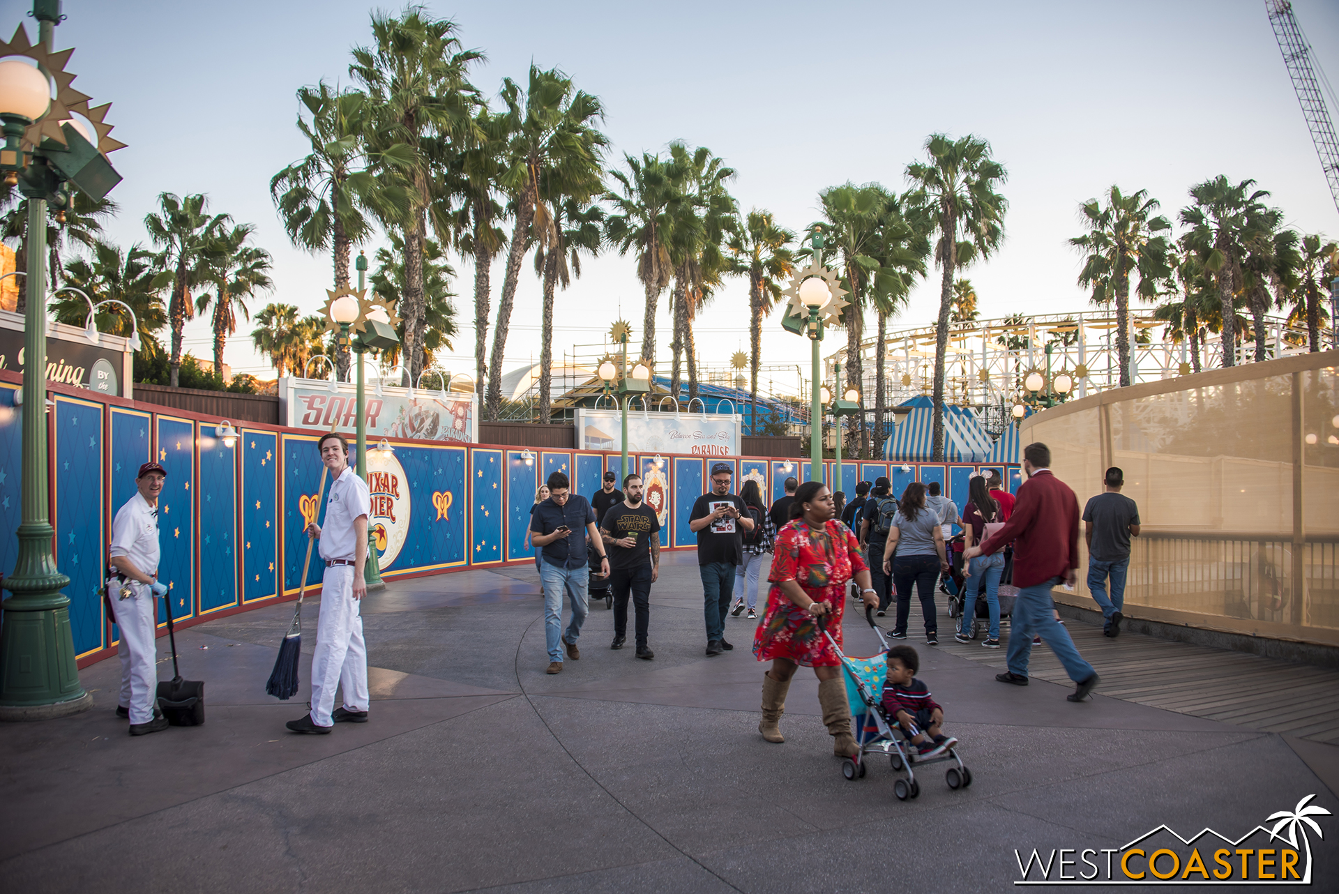  Lets move along the walkway. 