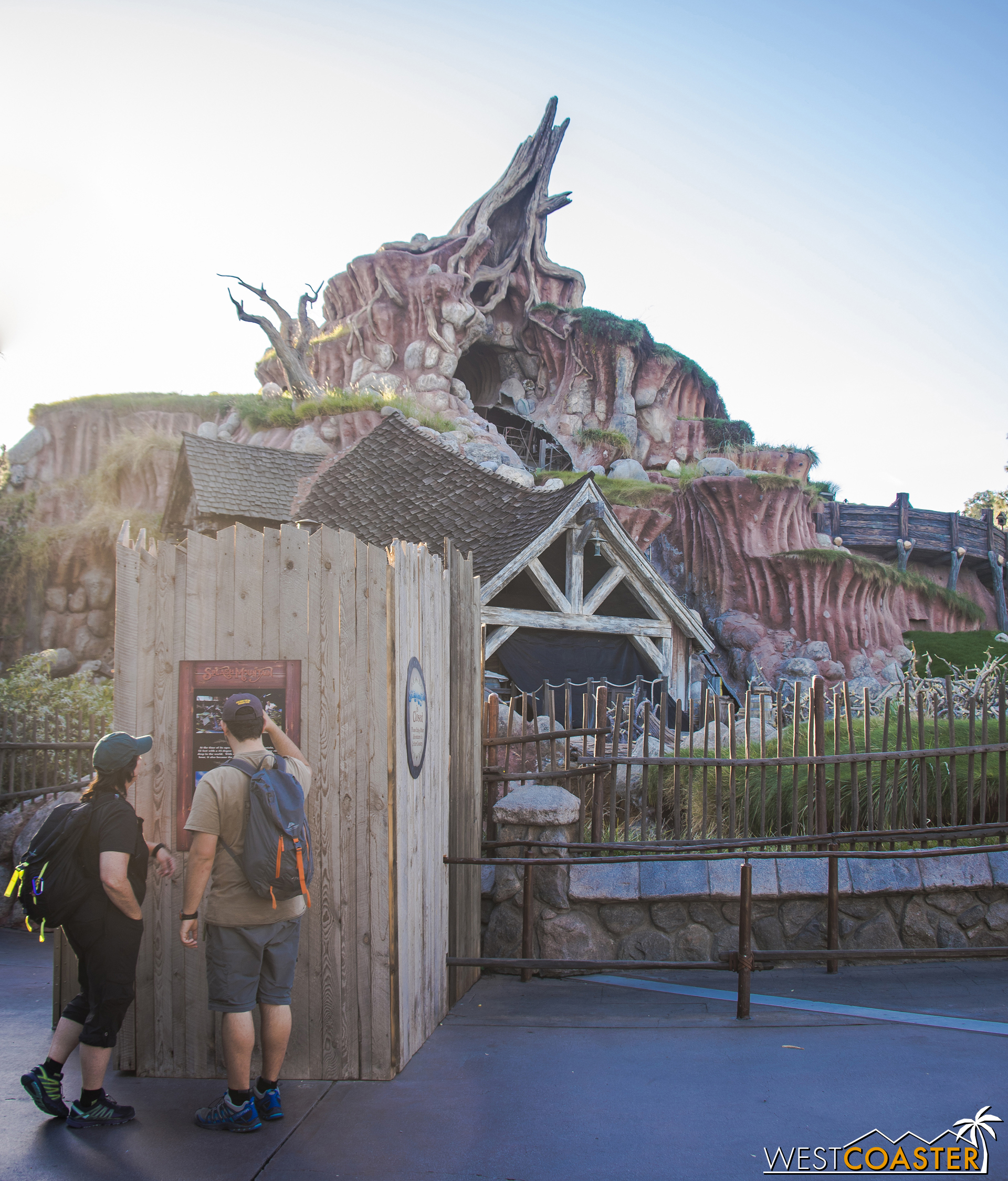 Splash Mountain is down for its annual big refurb.