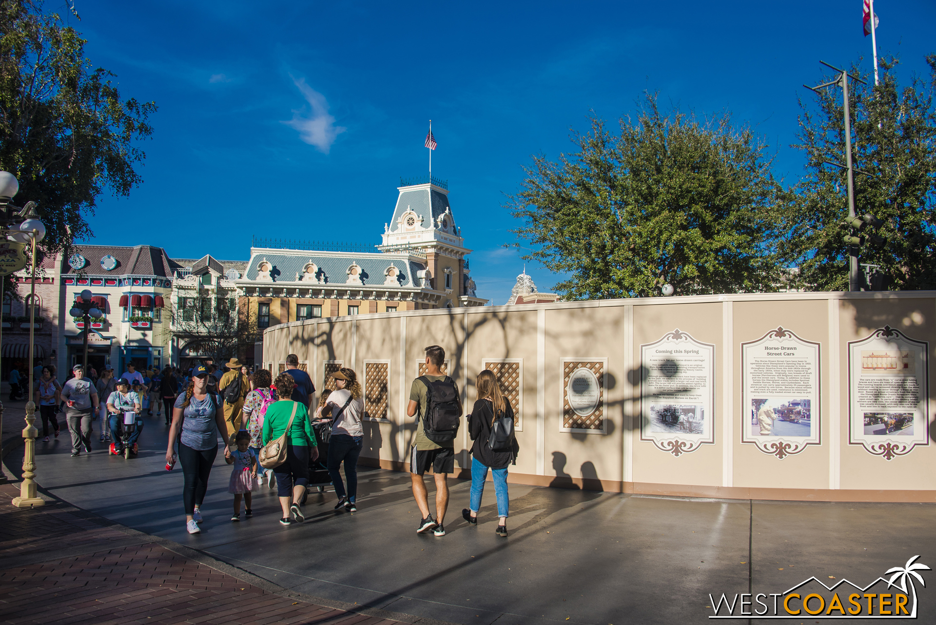 It was pretty dark when I made it to Main Street last week. Here are some daytime photos of the construction!