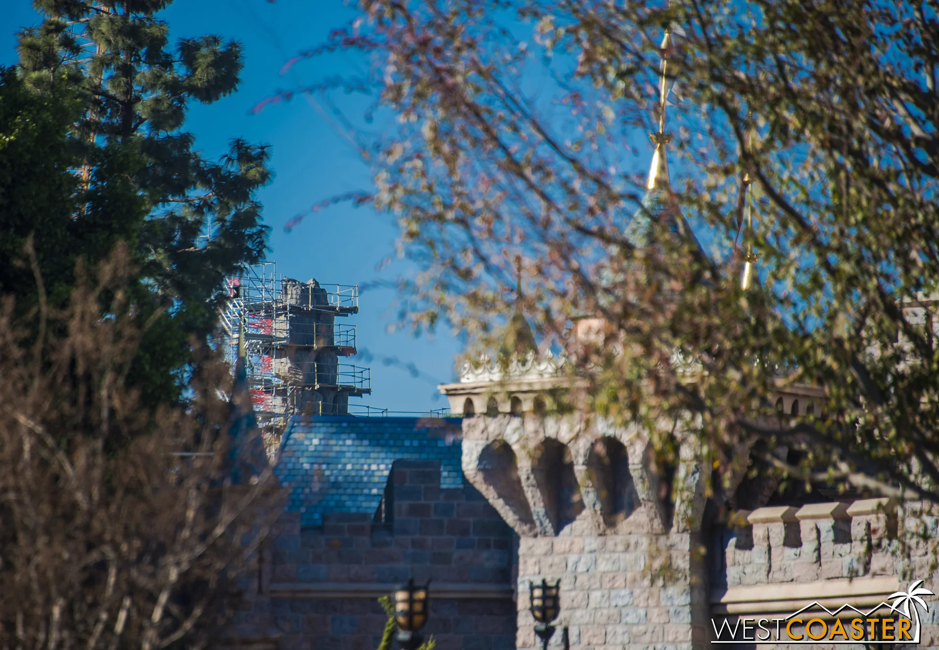 And even away from the frontier, "Star Wars" Land is visible--if you're looking for it.