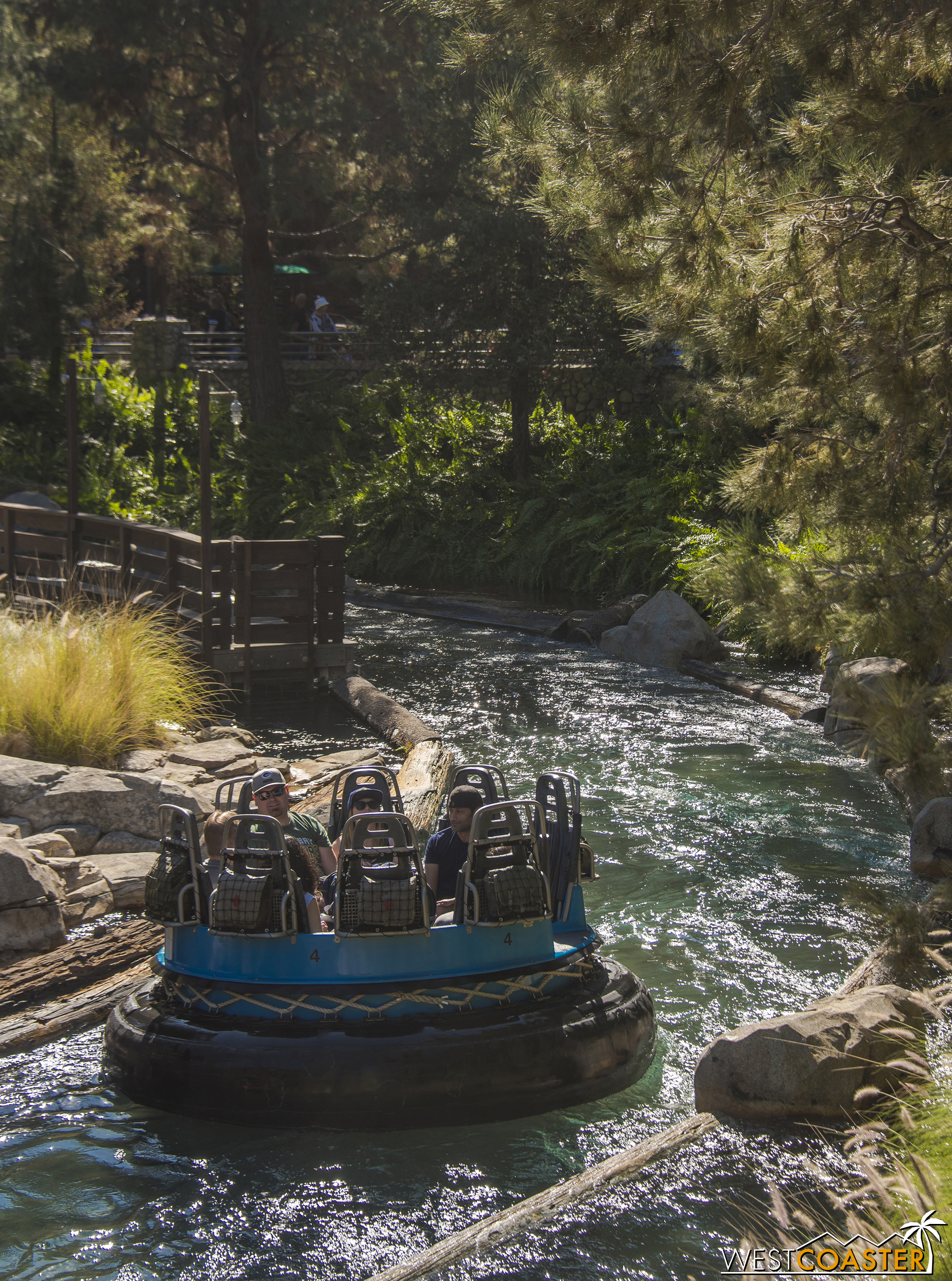  "Real" water ride means the type that goes splish splash. 