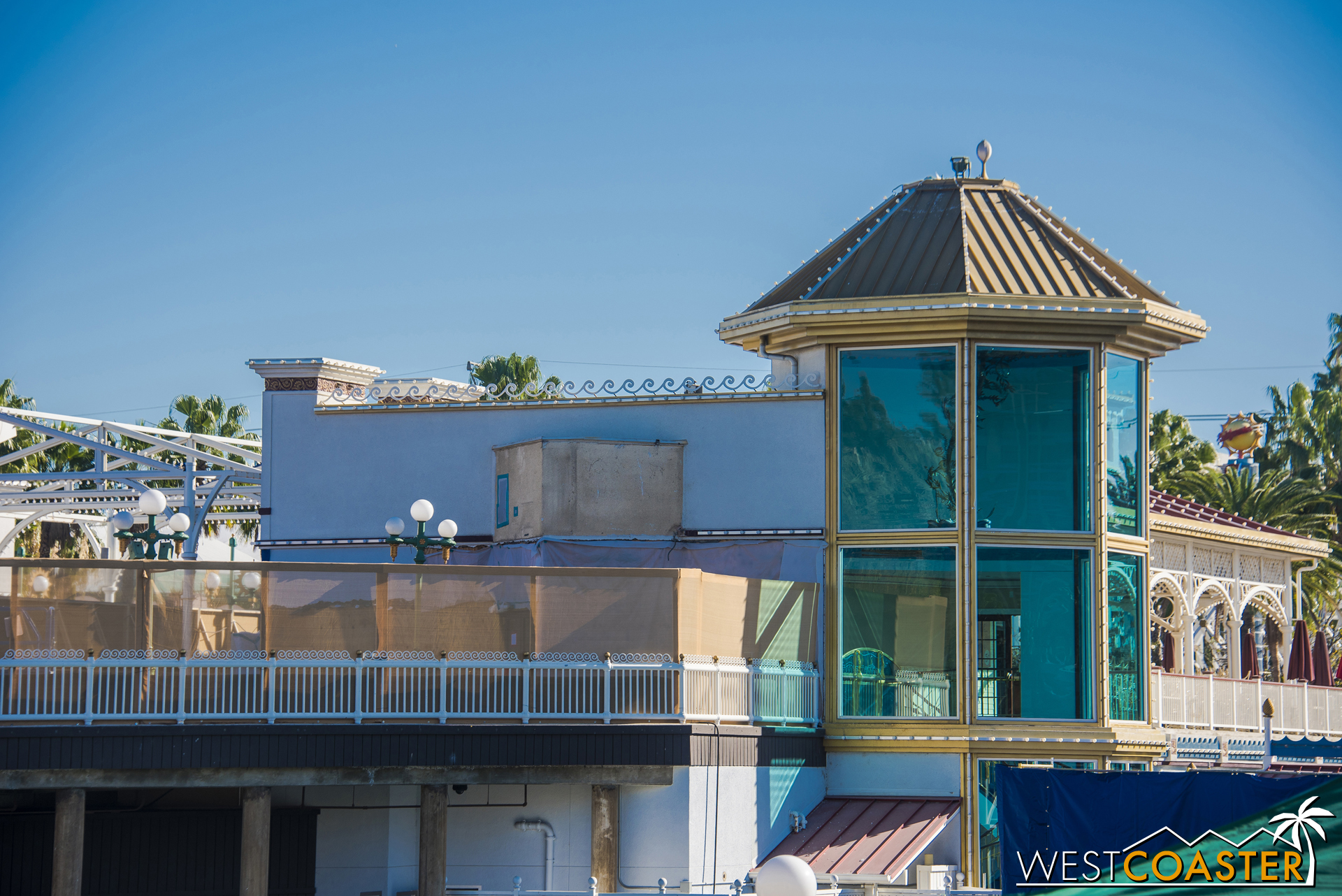  Ariel's Grotto is turning into a Toy Story themed establishment, so there's no place for seashell roof anymore. 