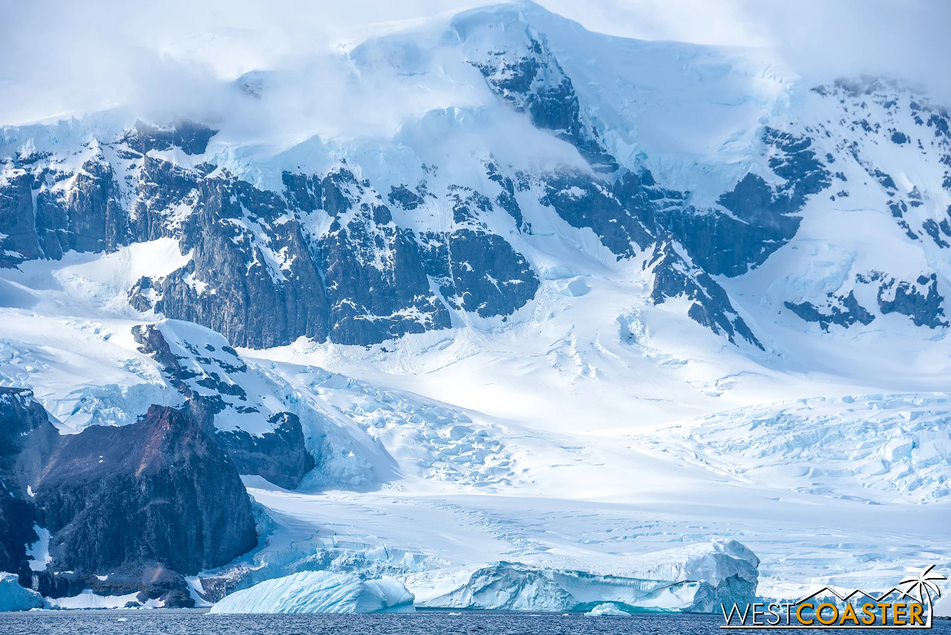All that pristine ice makes for an epic looking vista.