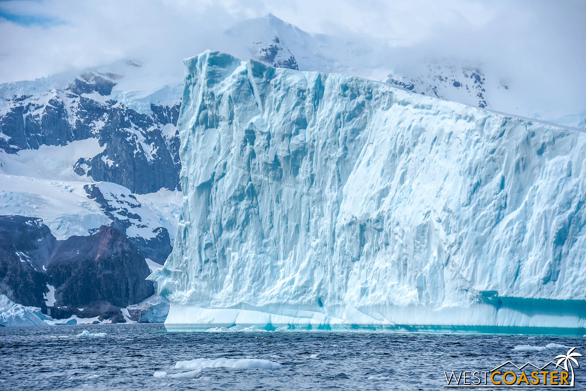 Other examples of sea ice tower well above the water.