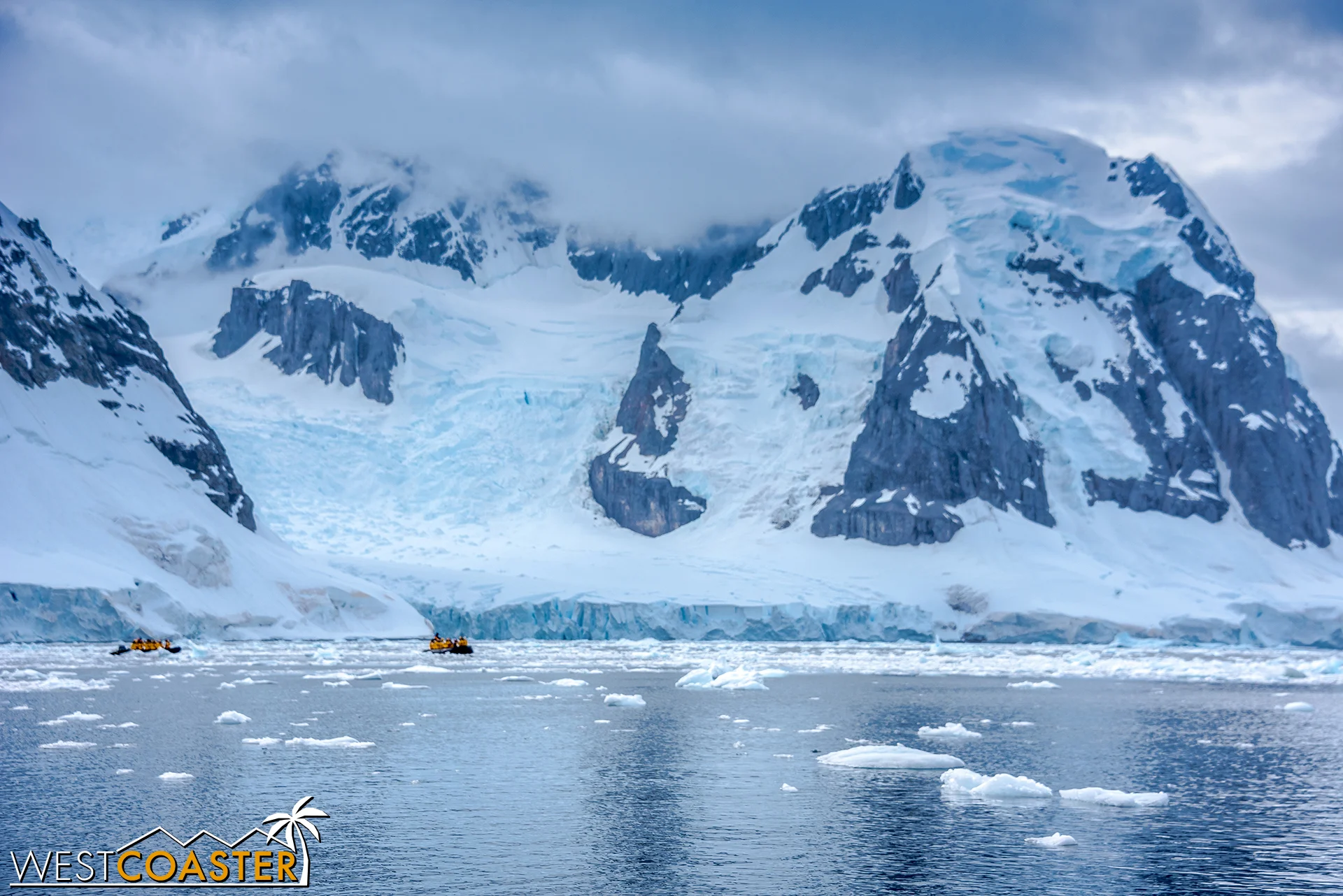 The amount of ice everywhere is staggering.