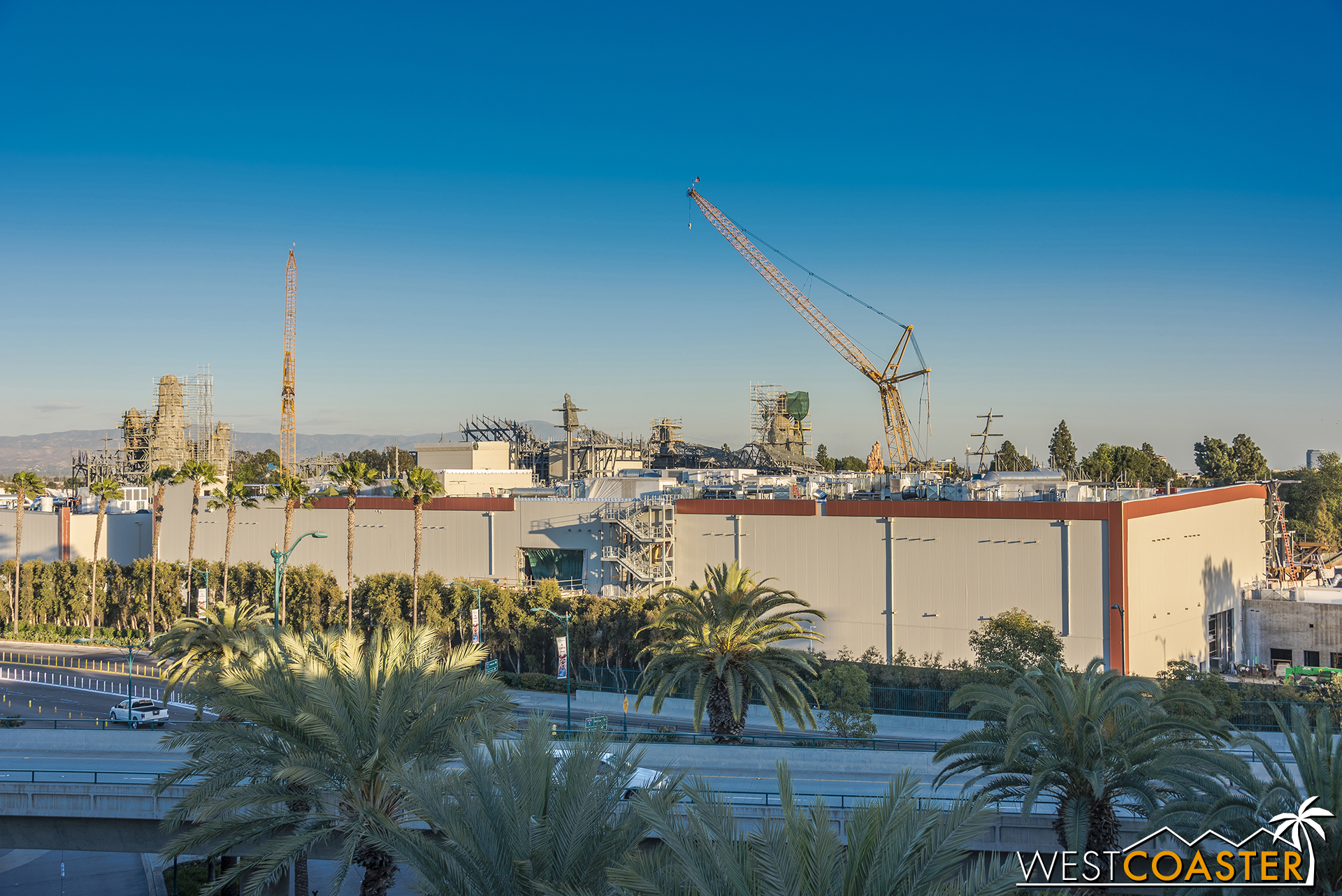 In addition, a red trim seems to be making its way along the tops and corners of the buildings to add a little bit of visual interest to these giant blocks of buildings.