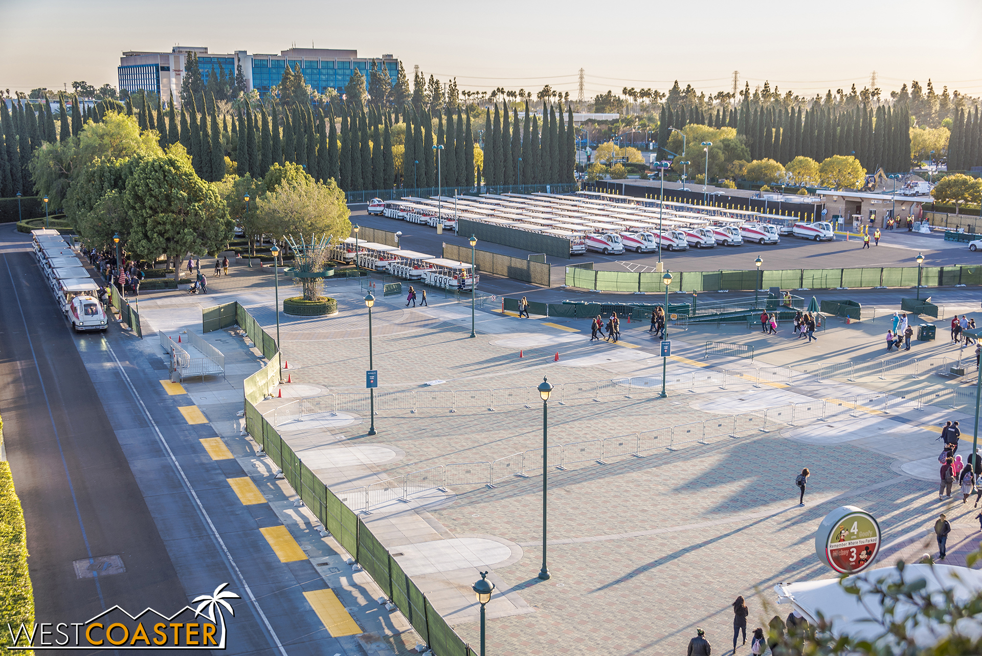 They've finished the repaving of the loading areas that were being worked on the past few weeks.
