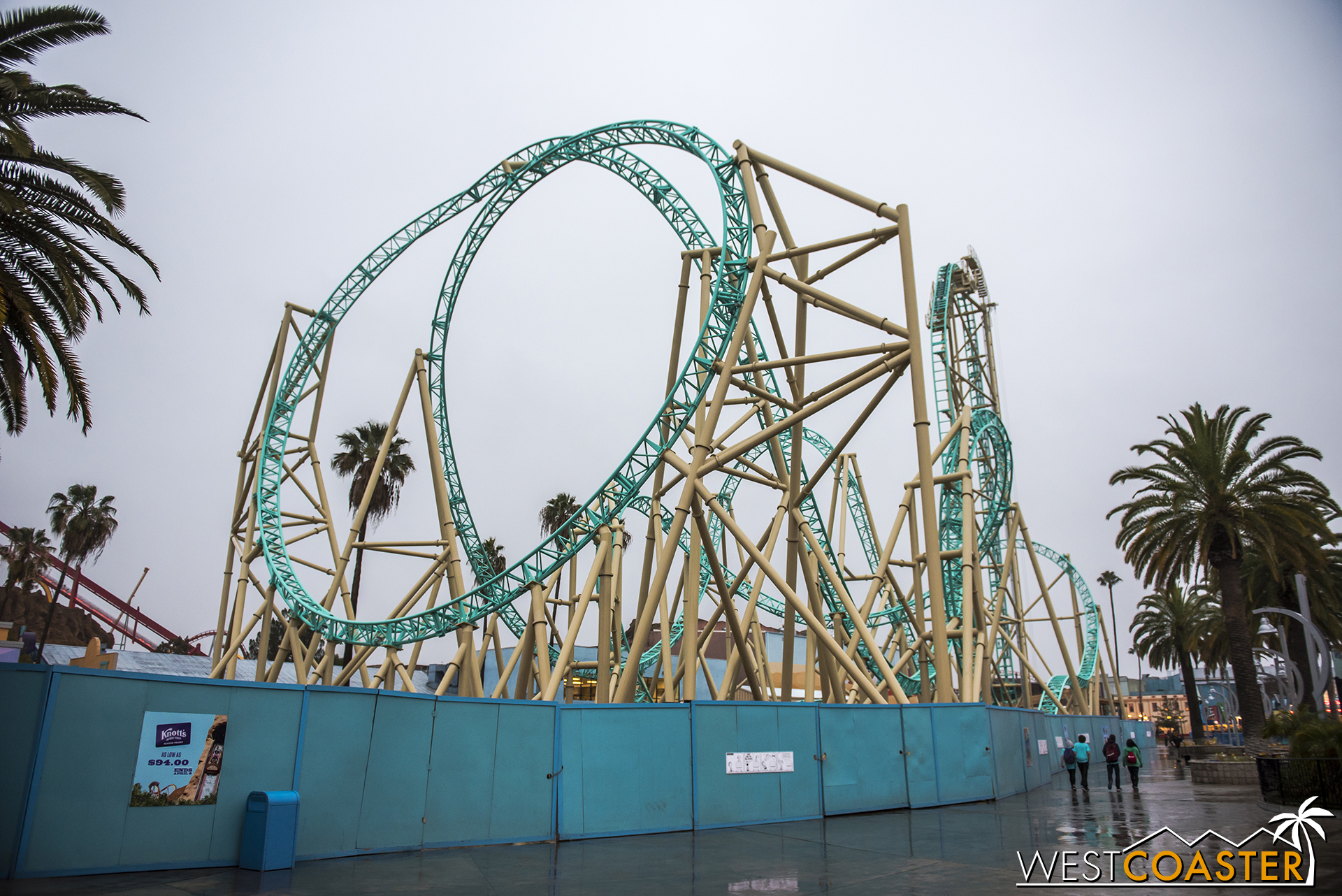 One drizzly March afternoon at Knott's Berry Farm HangTime was testing!