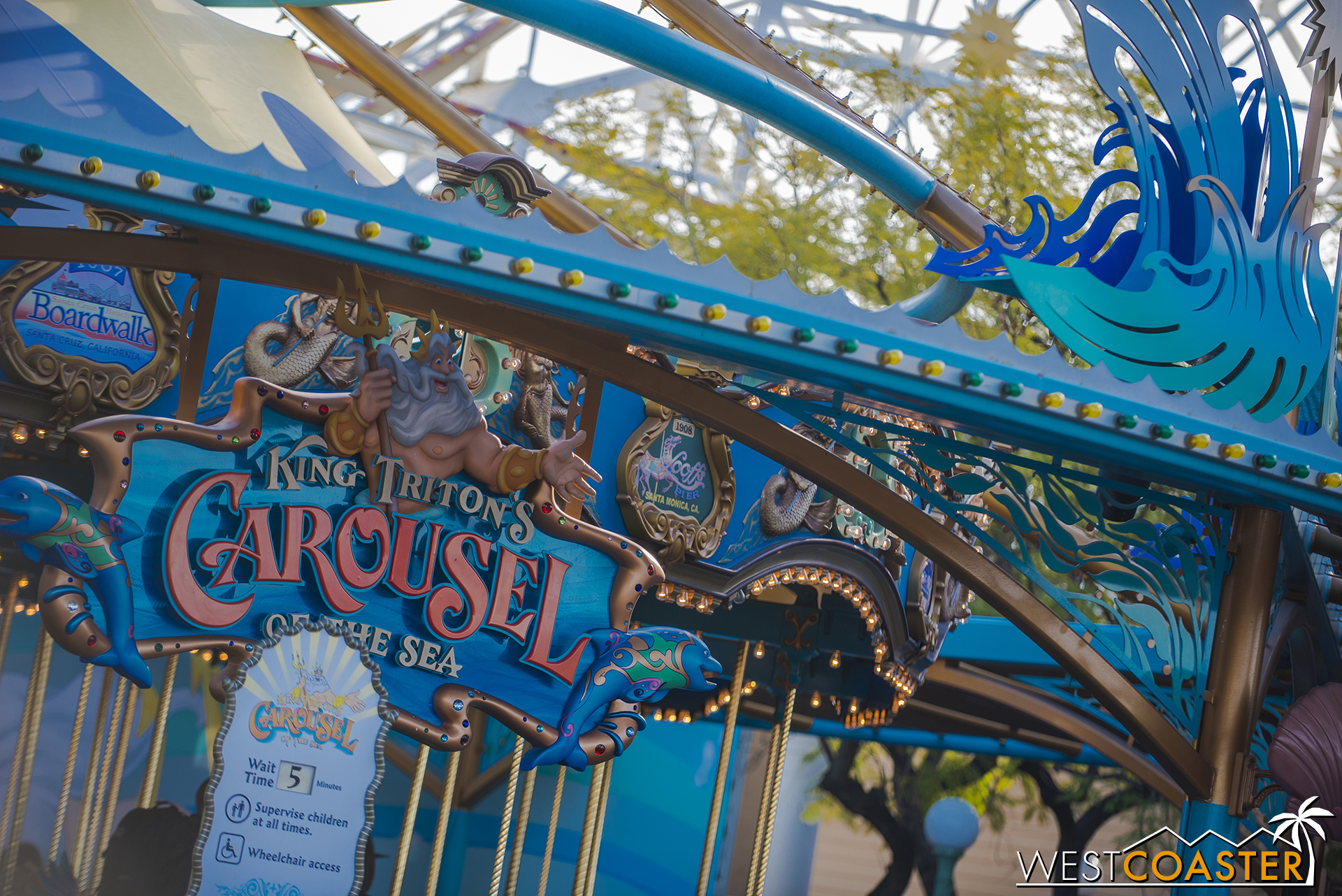  King Triton's Carousel... still open... for now... 