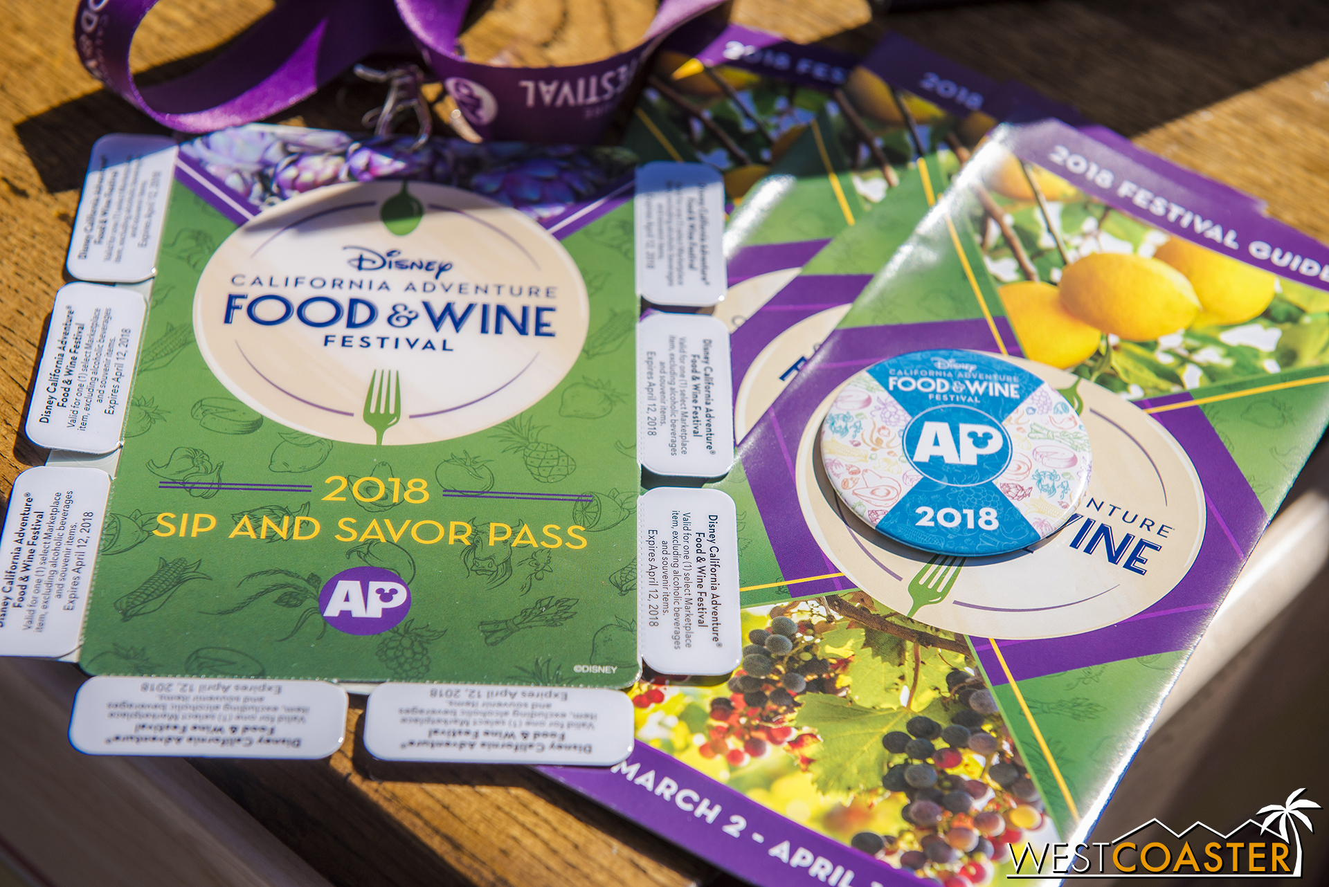  The Sip and Savor Pass is back and a great value for AP holders.&nbsp; Get it also in the back corner of Hollywood Land, to the right of Monsters, Inc. 