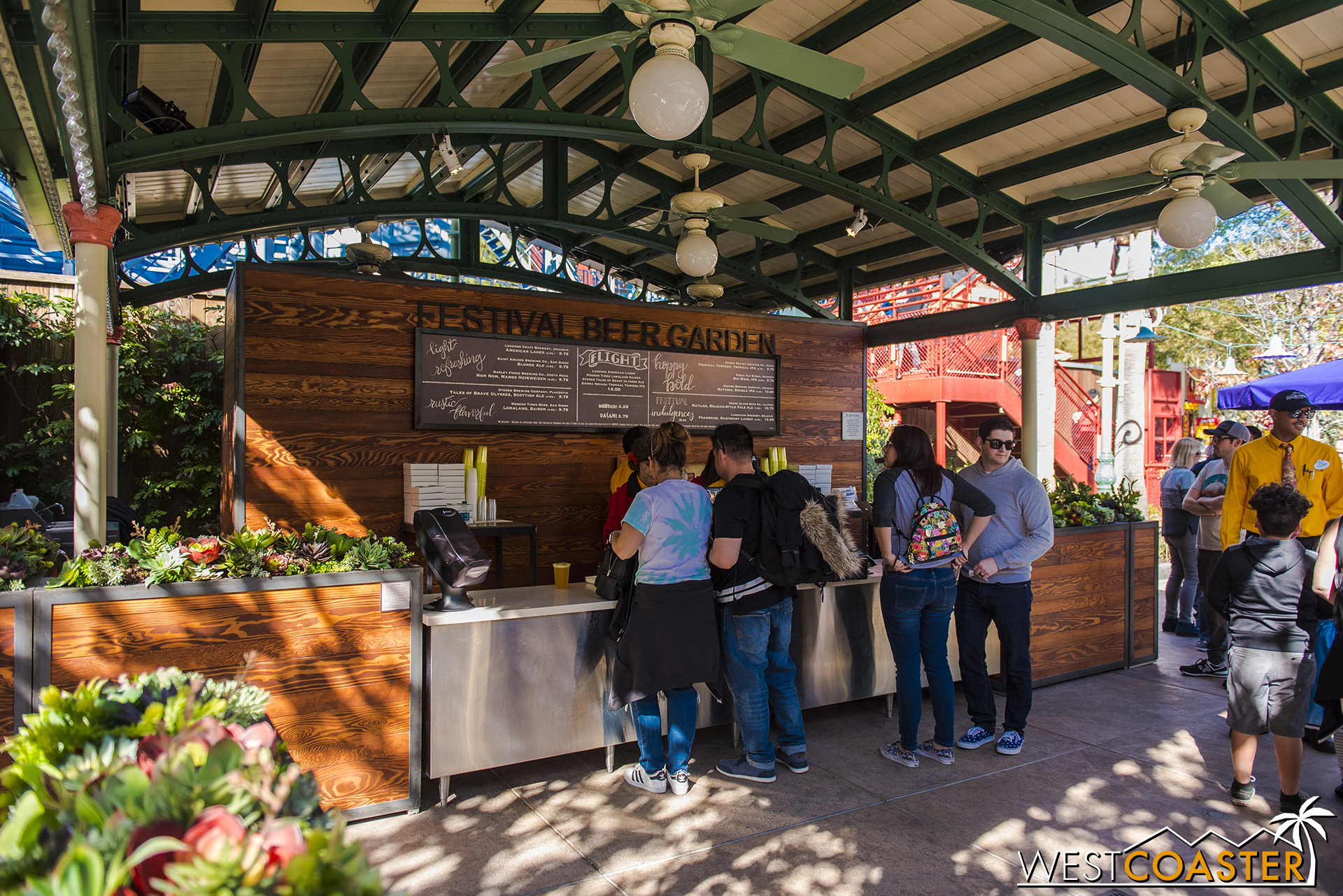  The Festival Beer Garden is back at DCA. 