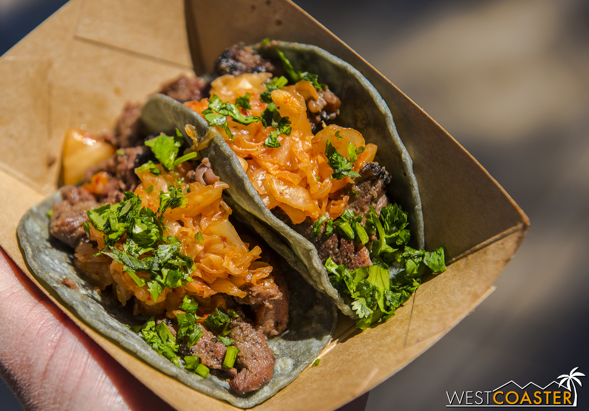  Korean BBQ Beef Short Rib Tacos @ L.A. Style  The flavor was good overall, but my criticism is that the beef is sometimes tougher than I'd prefer.&nbsp; My friends enjoyed this a lot, though. 