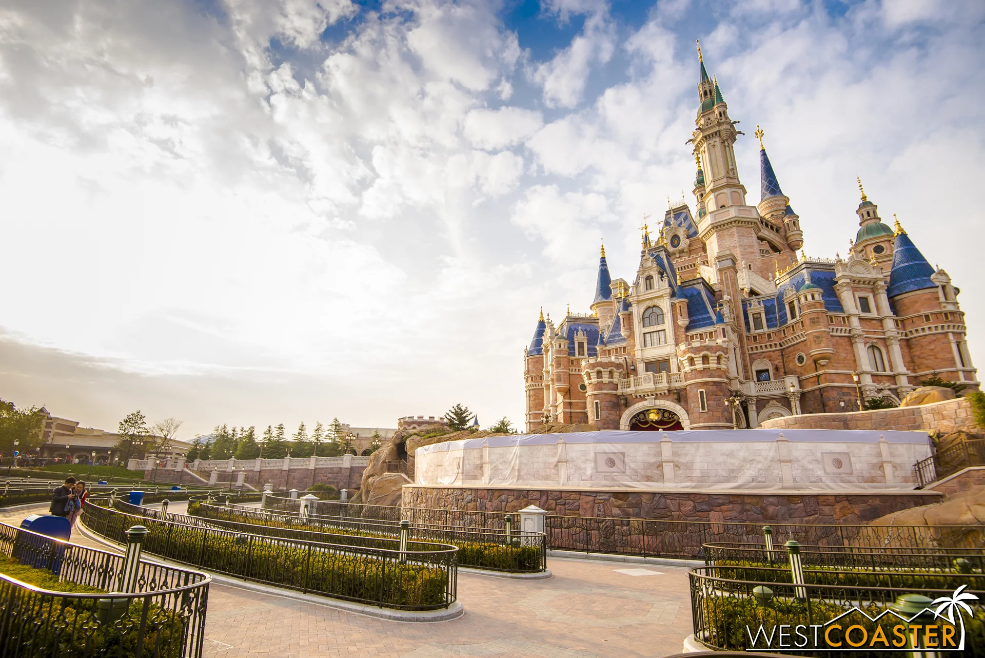 The stage area for the Golden Fairytale Fanfare. The show was not operating during my visit in late 2016.