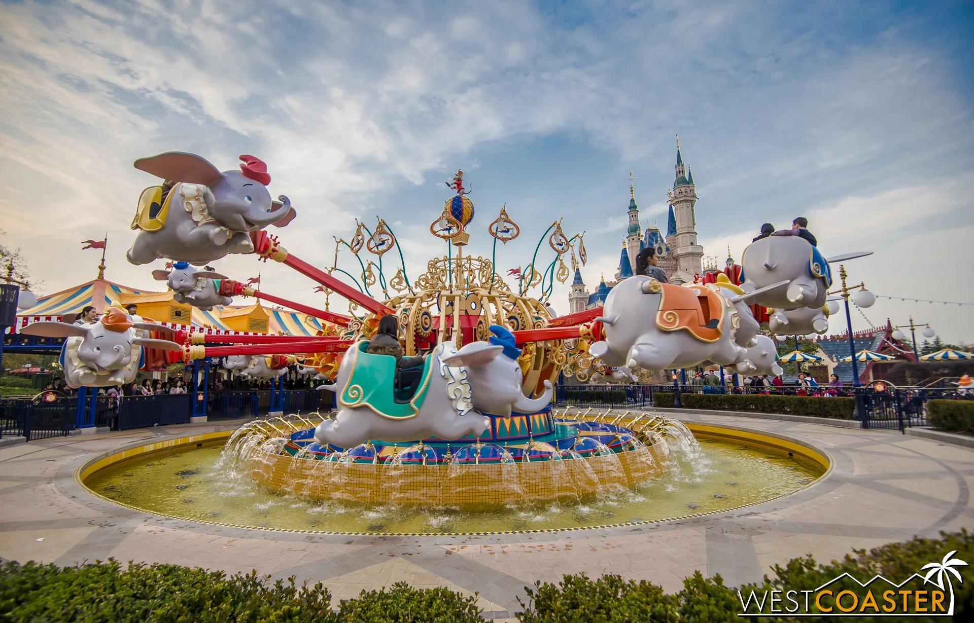 Yes, outside the castle boundaries, rather than within Fantasyland.