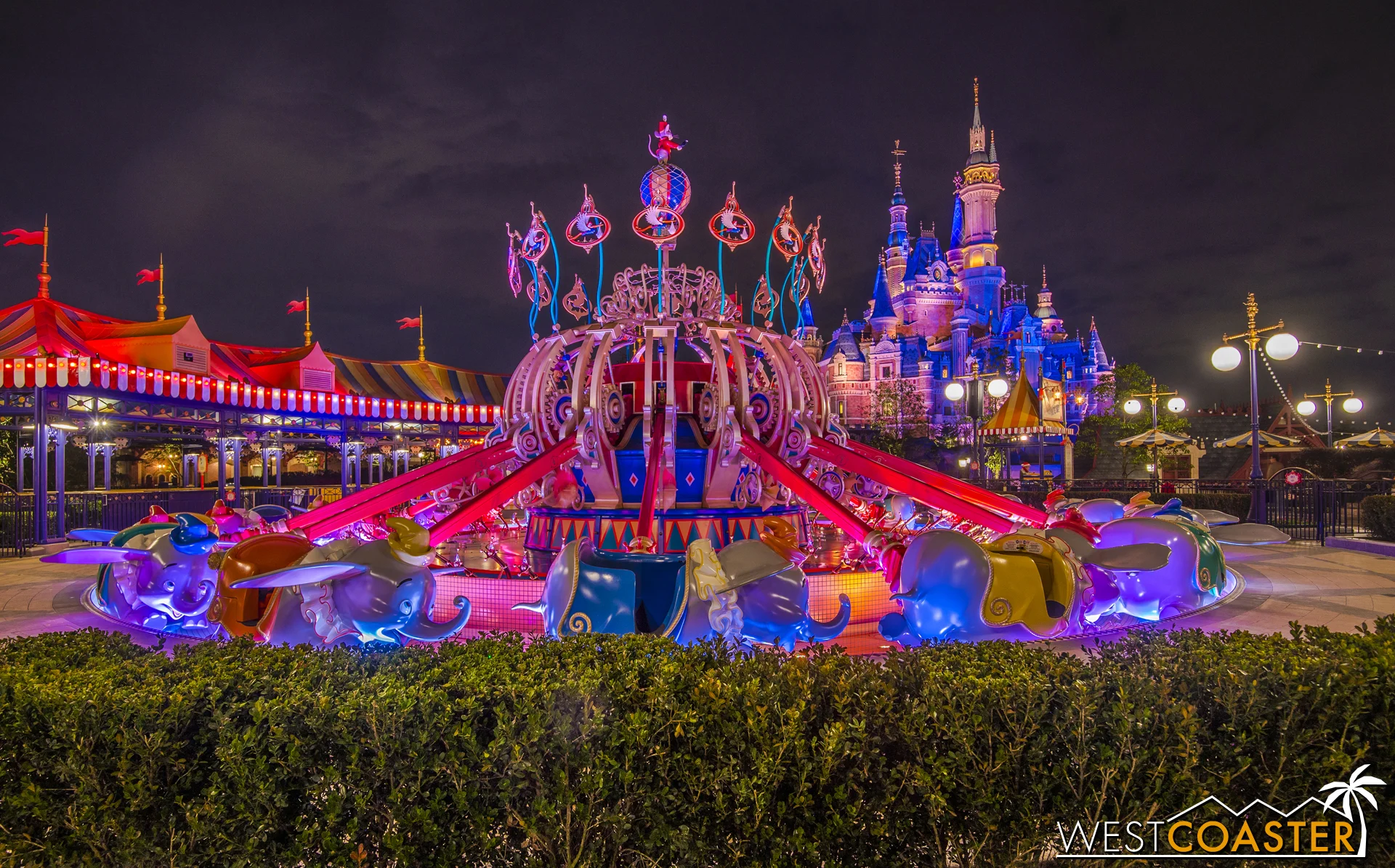 And it occupies a photogenic spot beside the Enchanted Storybook Castle!