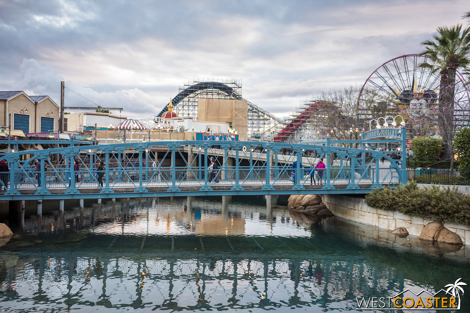  It's a glimpse of Pixar Pier! 