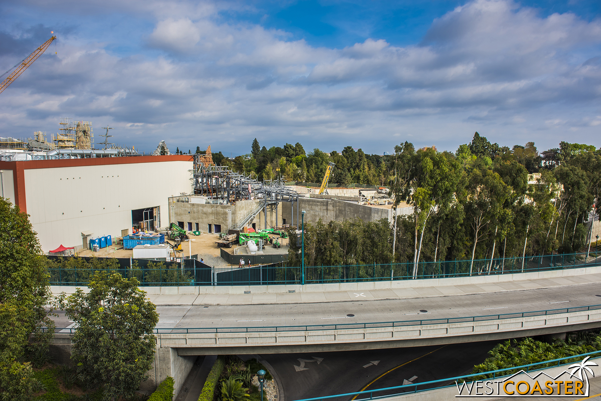  Yes, joining "Star Wars" Land construction is work on the upcoming new Mickey &amp; Friends neighbor parking structure. 