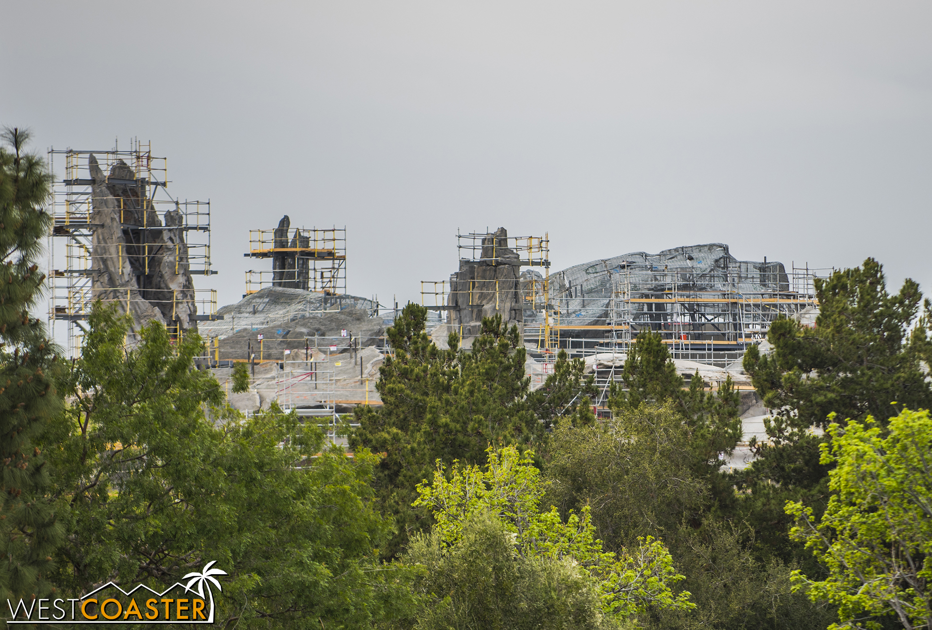  That these rocks are visible across the skyline is another testament to the scale of the project. 