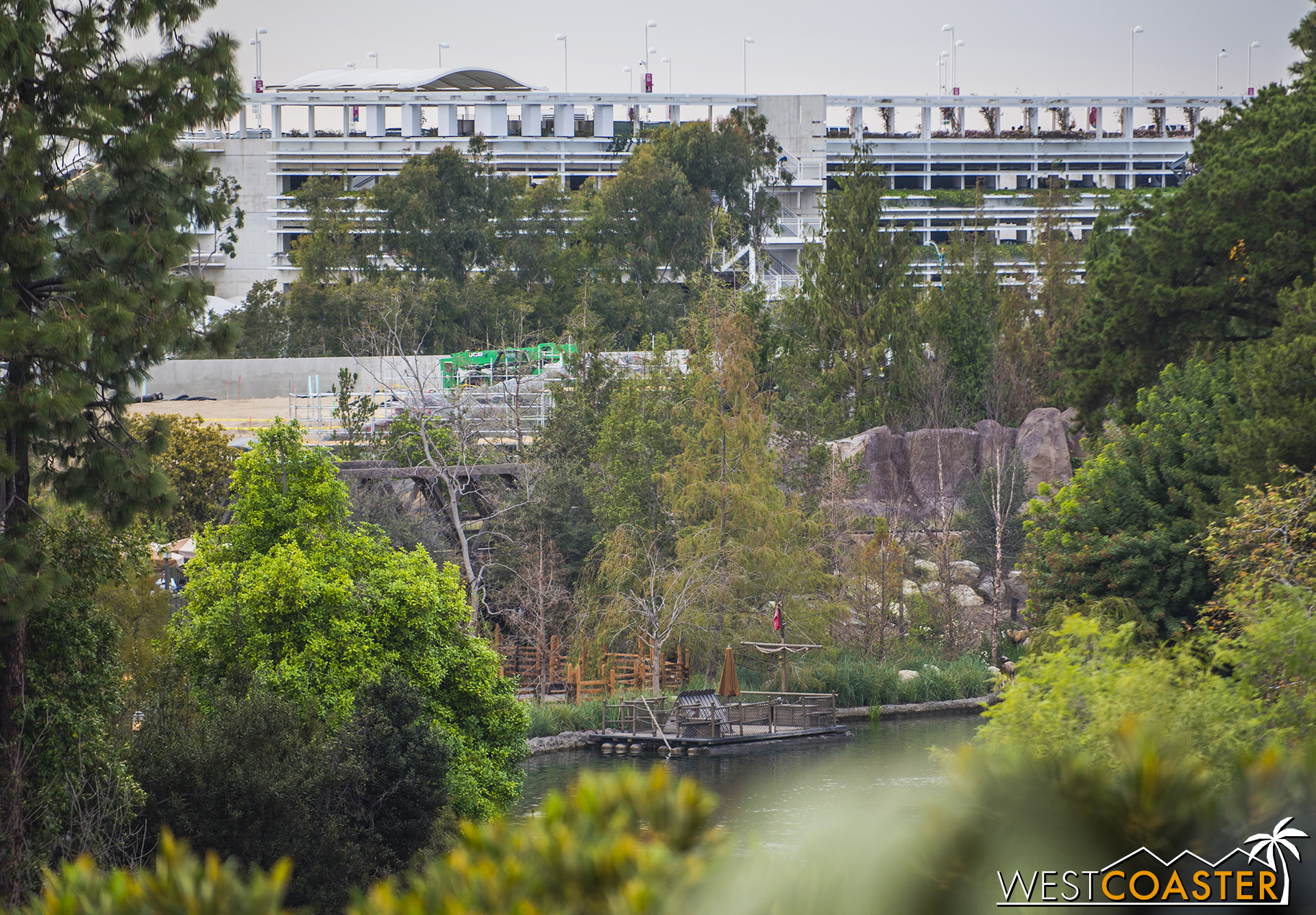  Heading up high, to the top of Tarzan's Treehouse.&nbsp; Here's a view of the view from which the first 30 or so photos of this spread were taken. 