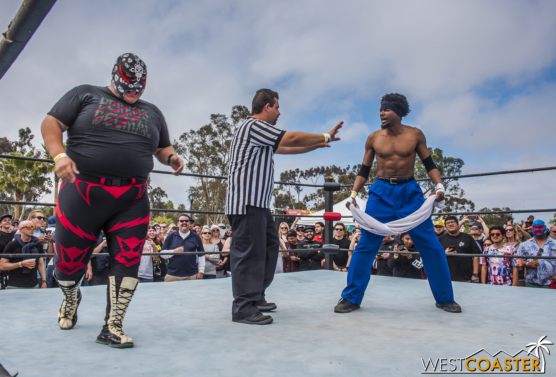  The festival showcased lucha libre wrestling once again this year. 