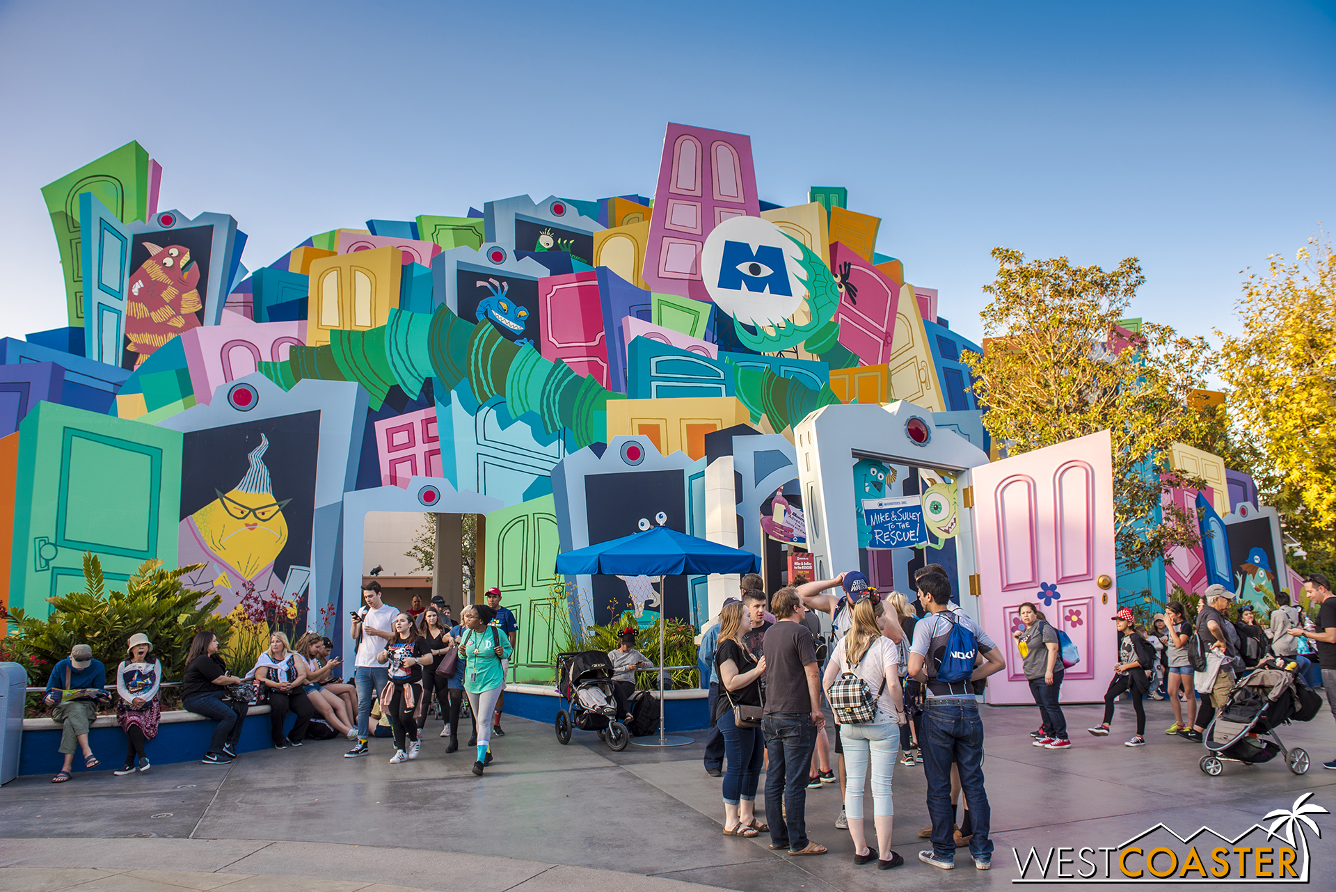  In some incredible synergy, DCA constructed Monsters Inc. just for Pixar Fest… 12 years ago! 