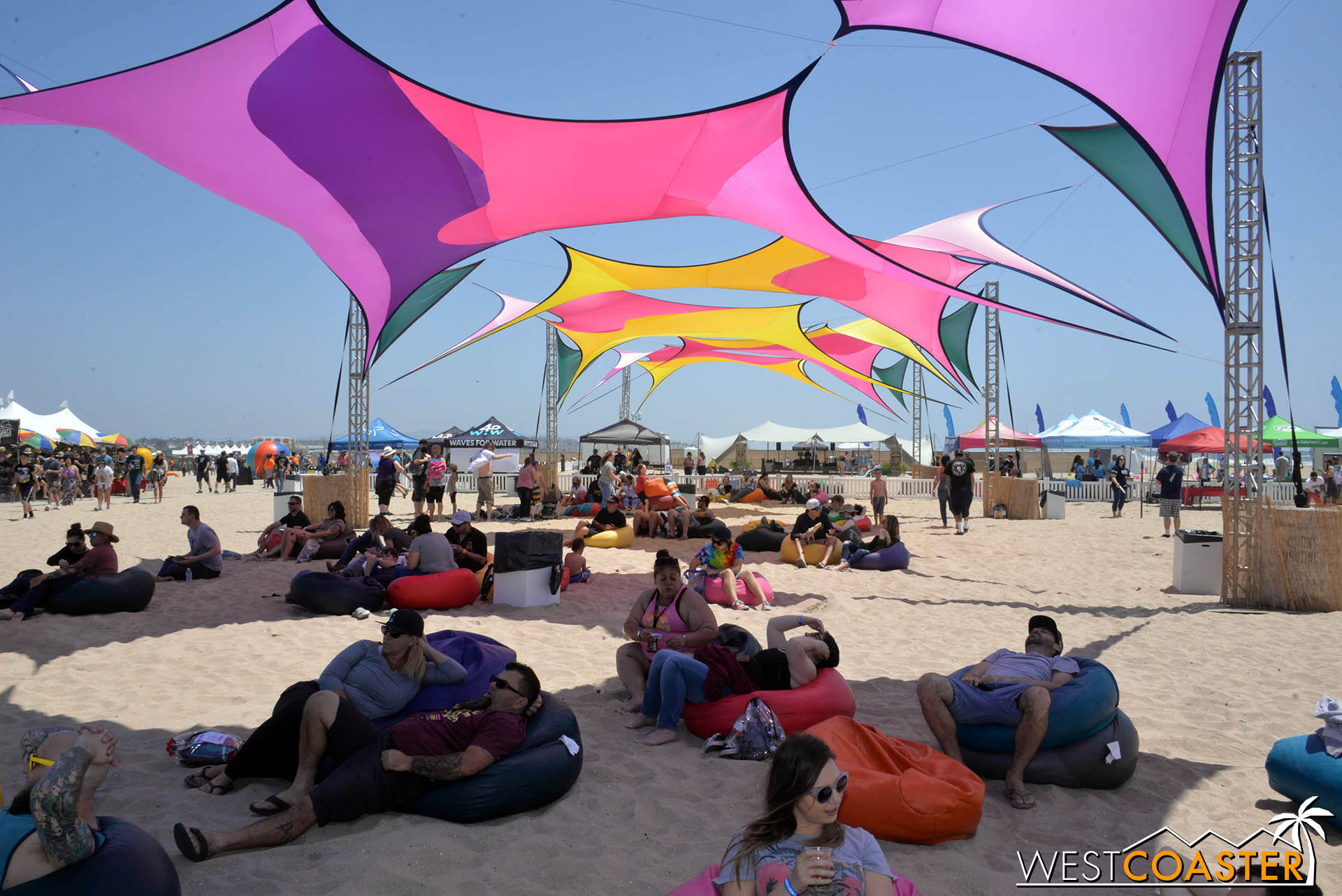  Some more would have been welcome, as people tended to cluster around the shade during the peak afternoon hours. 