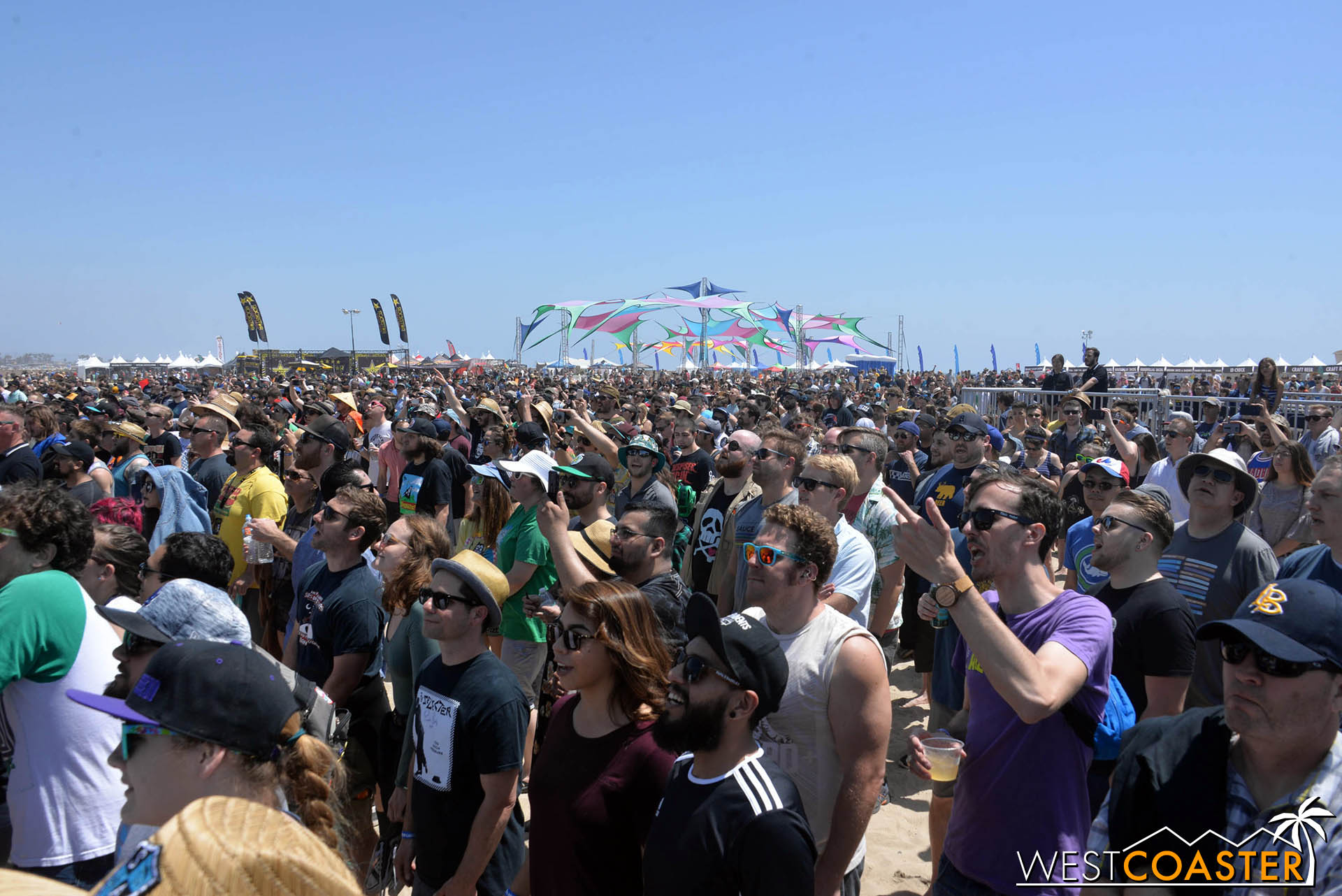  Thousands of people came throughout both days of the weekend to Back to the Beach Festival. 