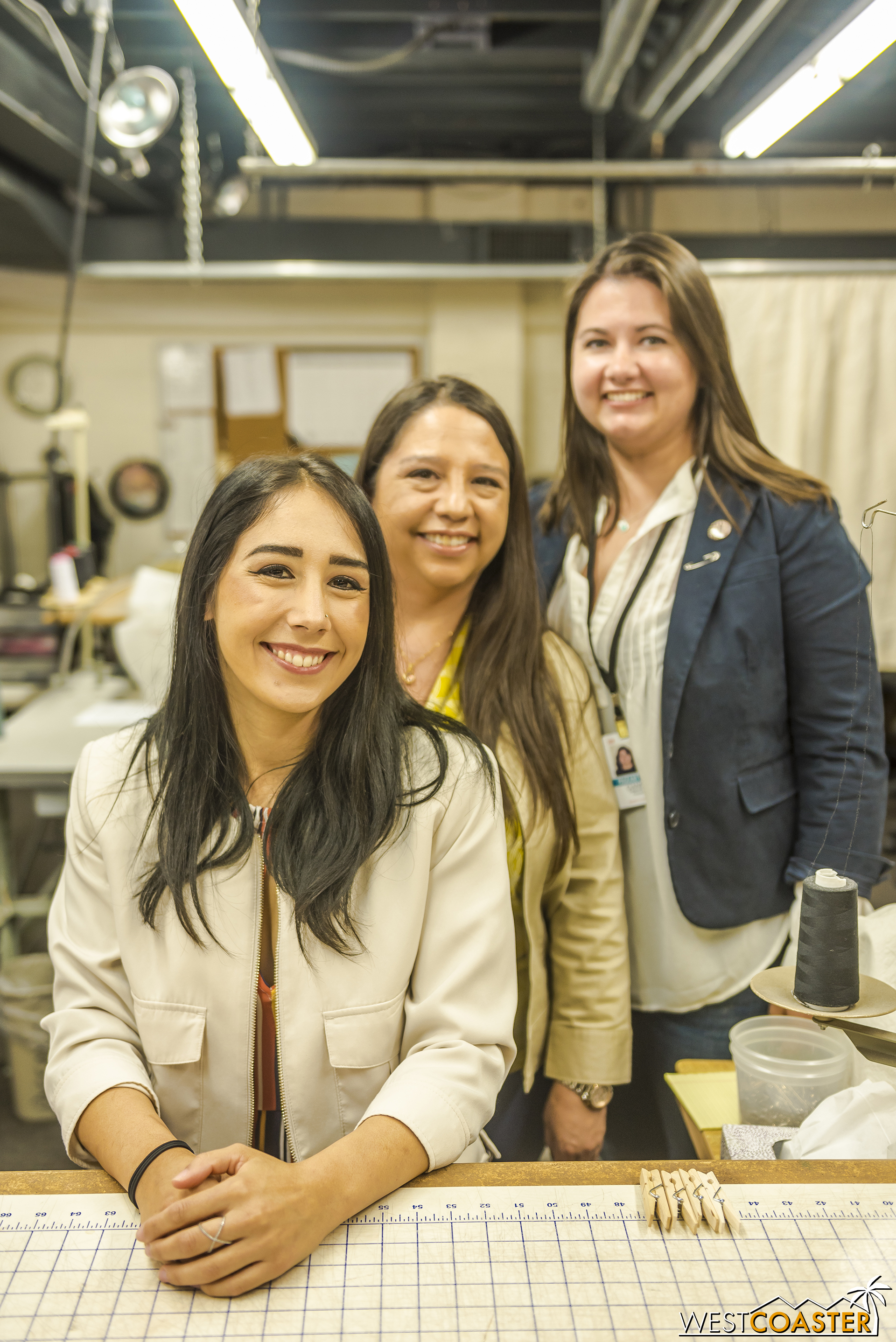  The hard-working ladies who take care of all the costumes with the Pageant of the Masters. 