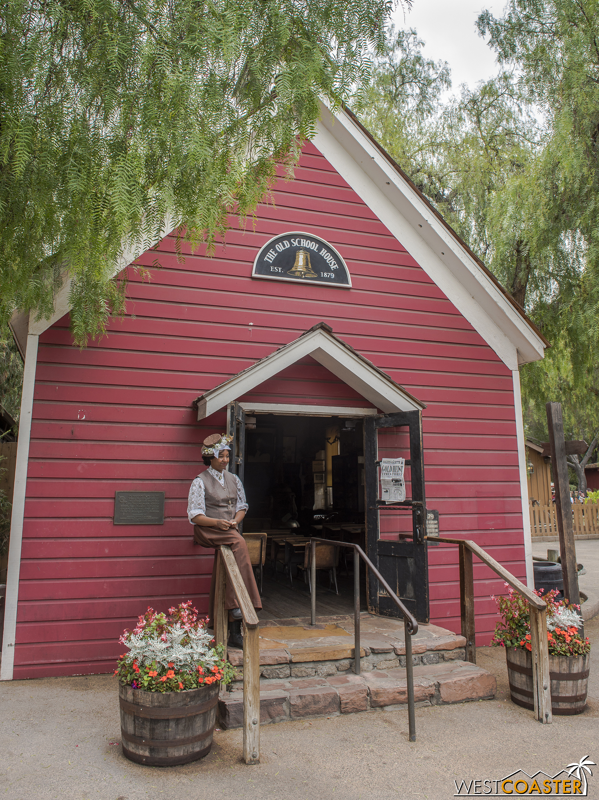  The Schoolhouse is open throughout the year but plays a role in Ghost Town Alive as well. 