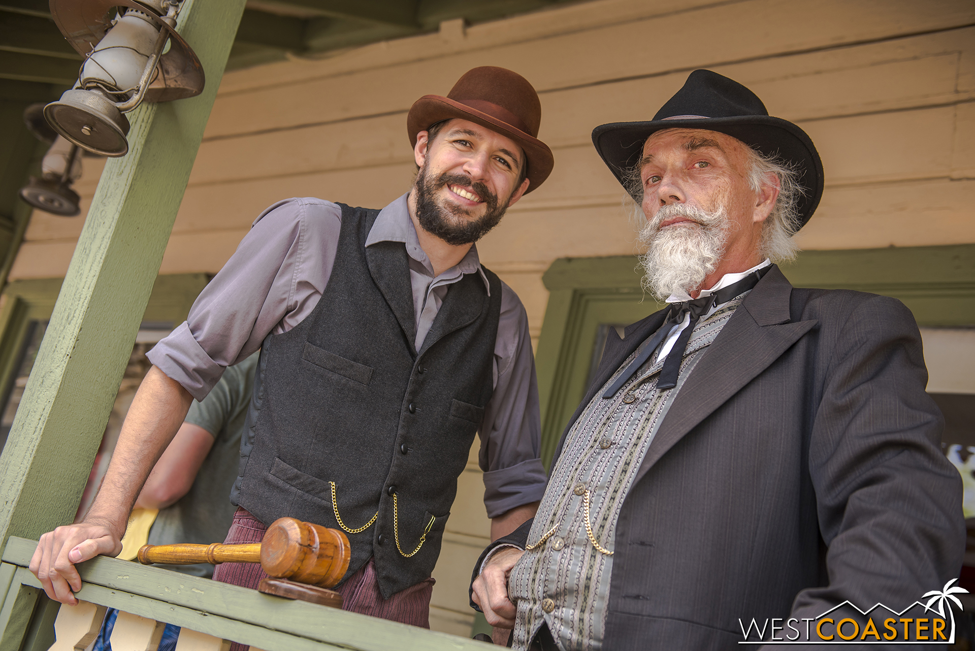  Town clerk, Kenny Storm (left) and Judge Roy Bean are also common fixtures at Town Hall.  They return from both season one and two. 