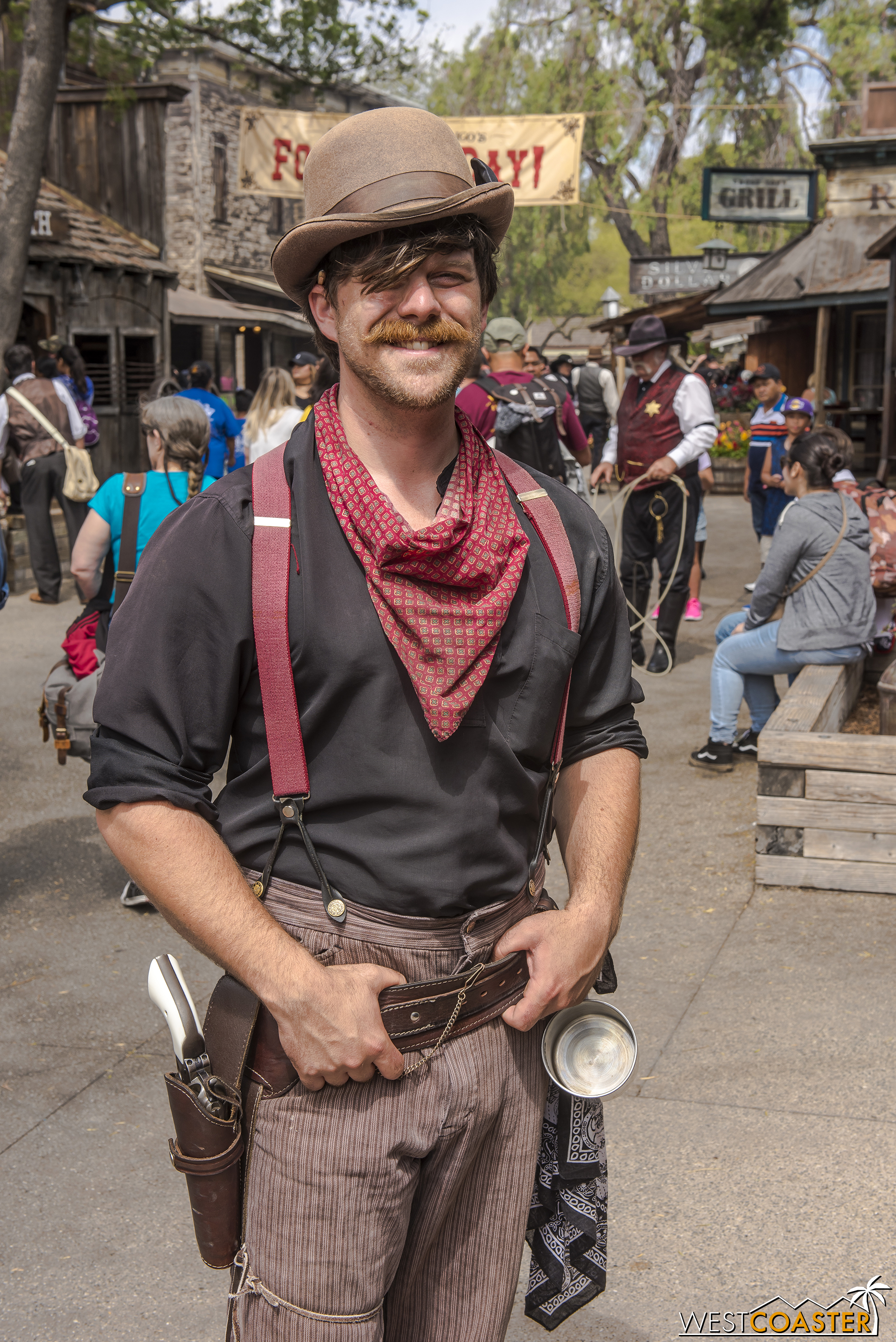 Scruff Mayfield is also back.  When not participating in banditry trouble, he also battles nerves in trying to ask Miss Lucy out to the Hoedown. 