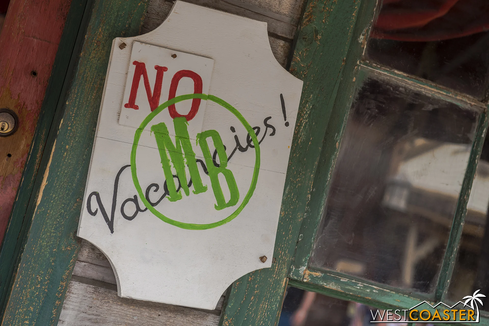 Goldie’s Place may have no vacancies, but it also seems to have a seal from a mysterious “MB.”