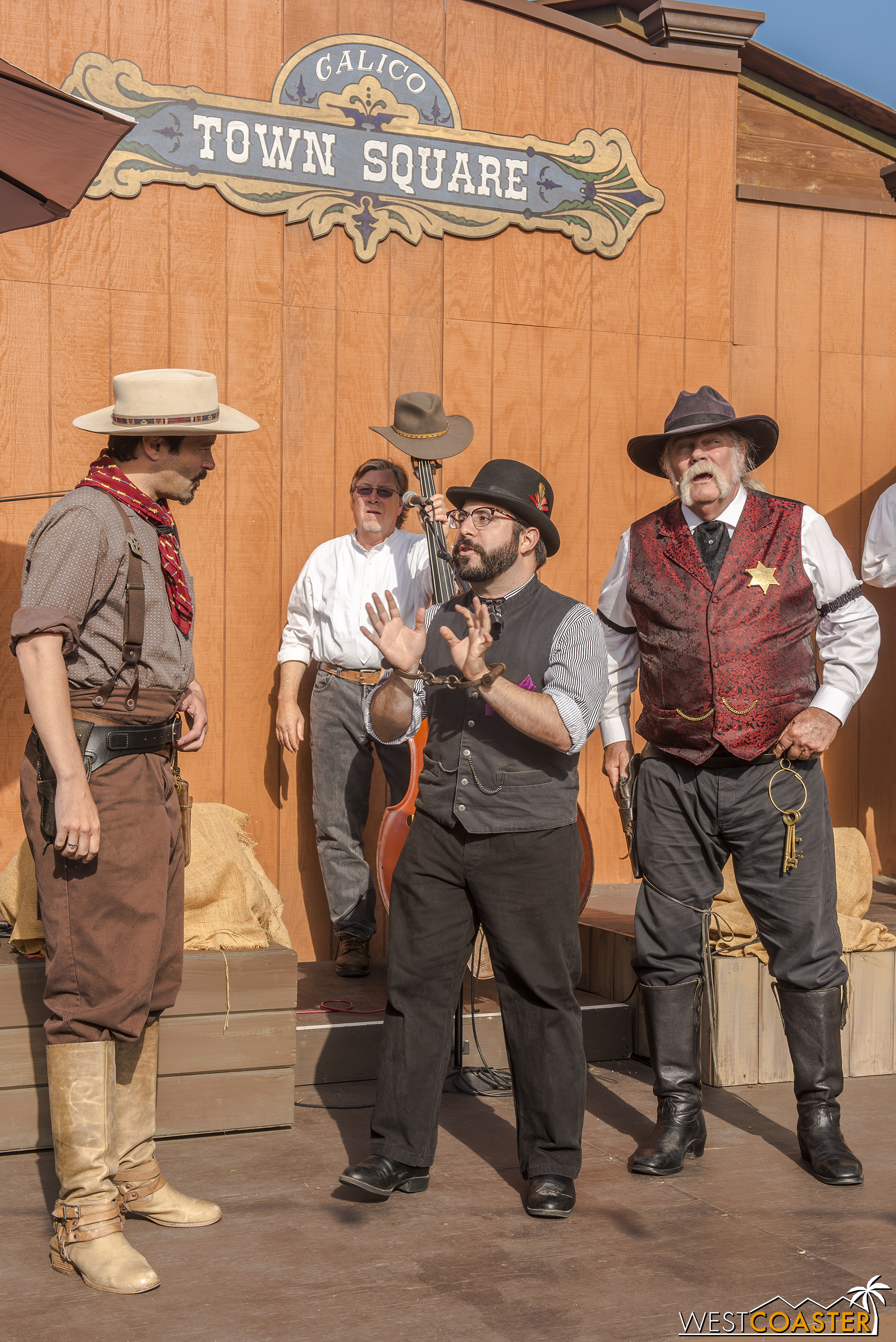 Antonio claims innocence several times before finally admitting to the deed and revealing himself as an infamous outlaw of many monickers.