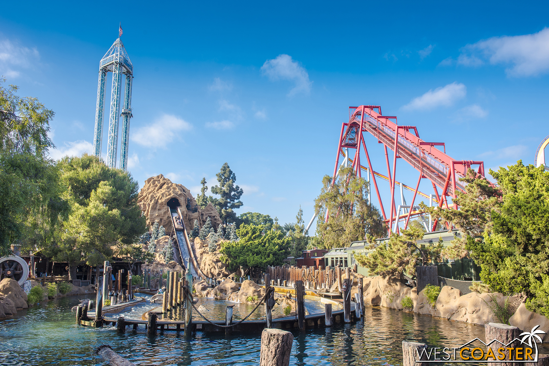  The Log Ride is still thrilling riders after all these decades. 