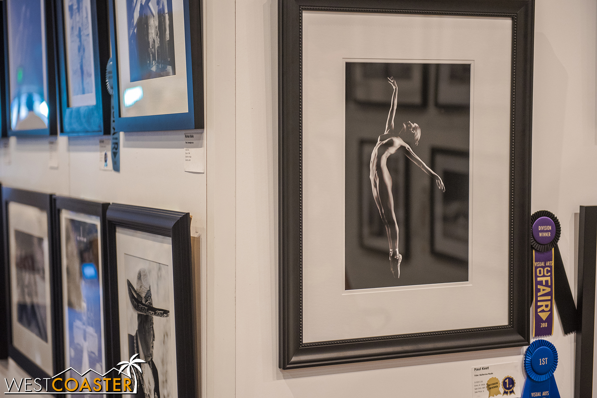  It’s rare to see nudes on display, but this photo was award winning (and compositionally pretty amazing), so it made it through the filters. 