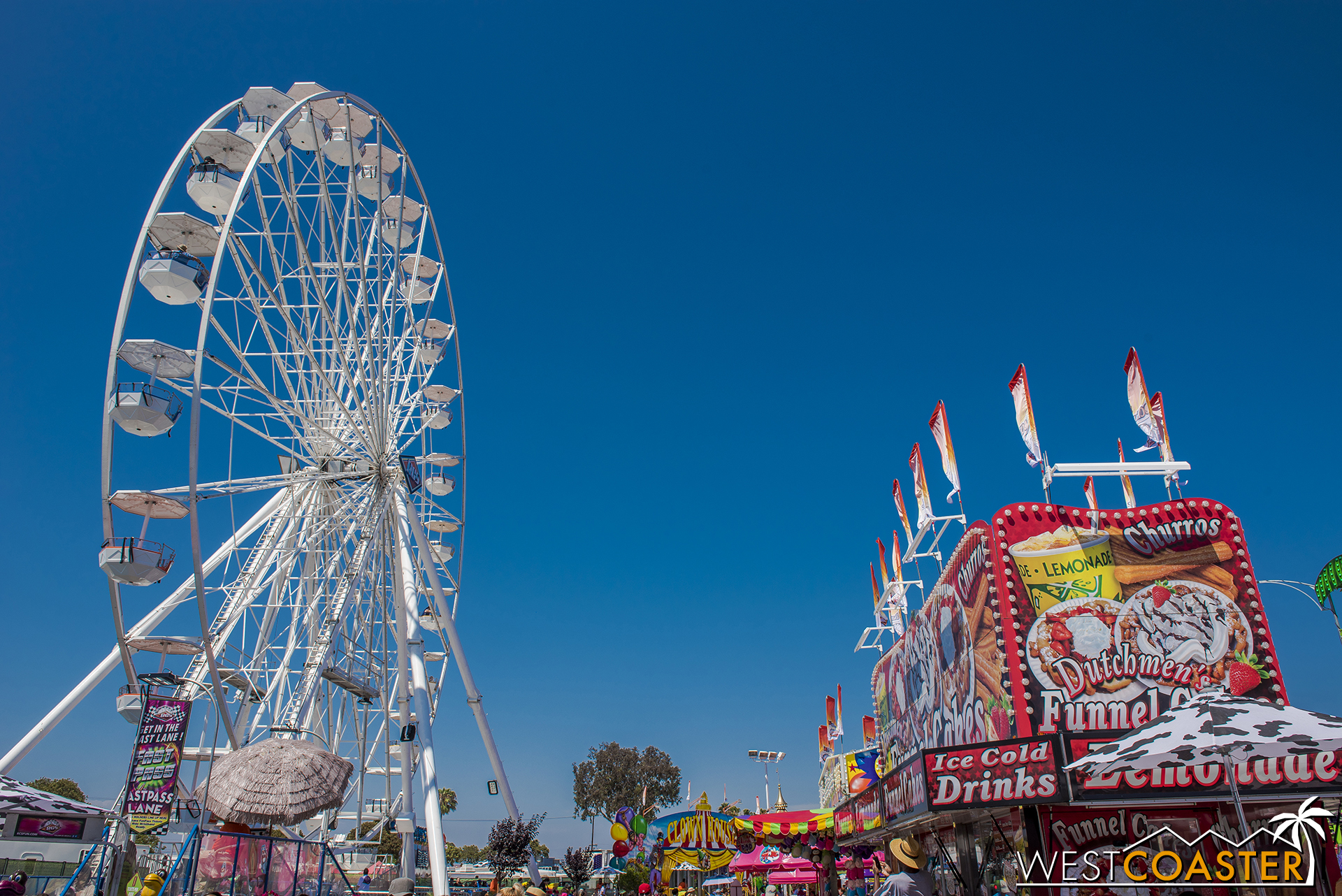  It ain’t the fair without the rides. 