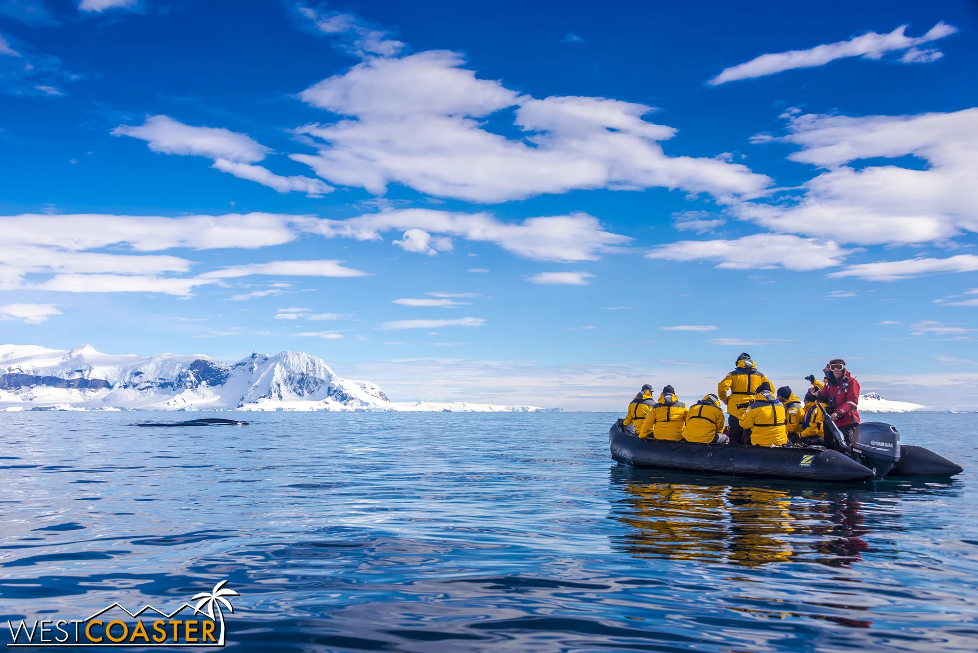 A Quark Expeditions zodiac raft for perspective.