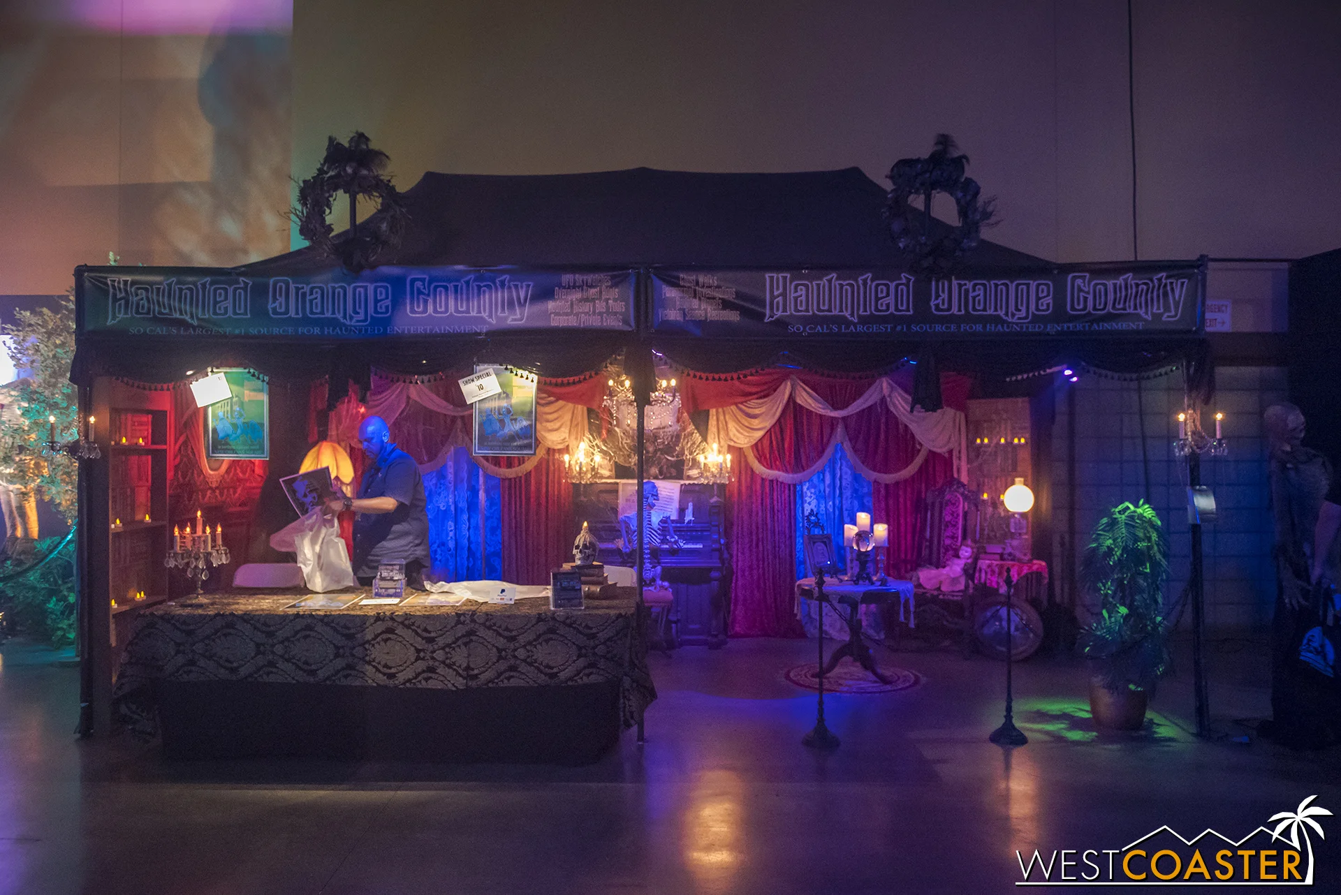 Vendors of all types could be found on the main floor and into the Hall of Shadows side.
