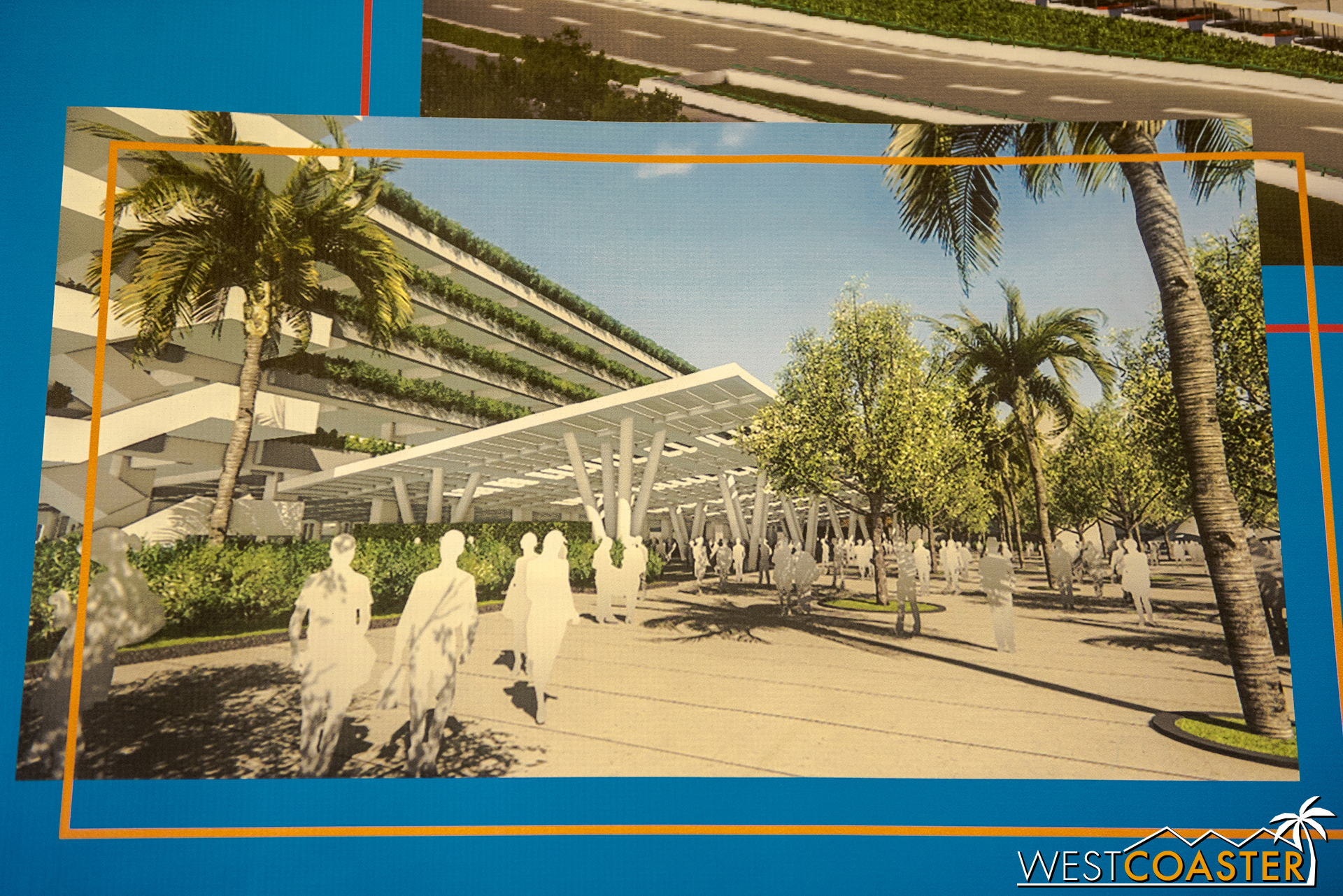  The loading promenade will look like this by the new structure. 