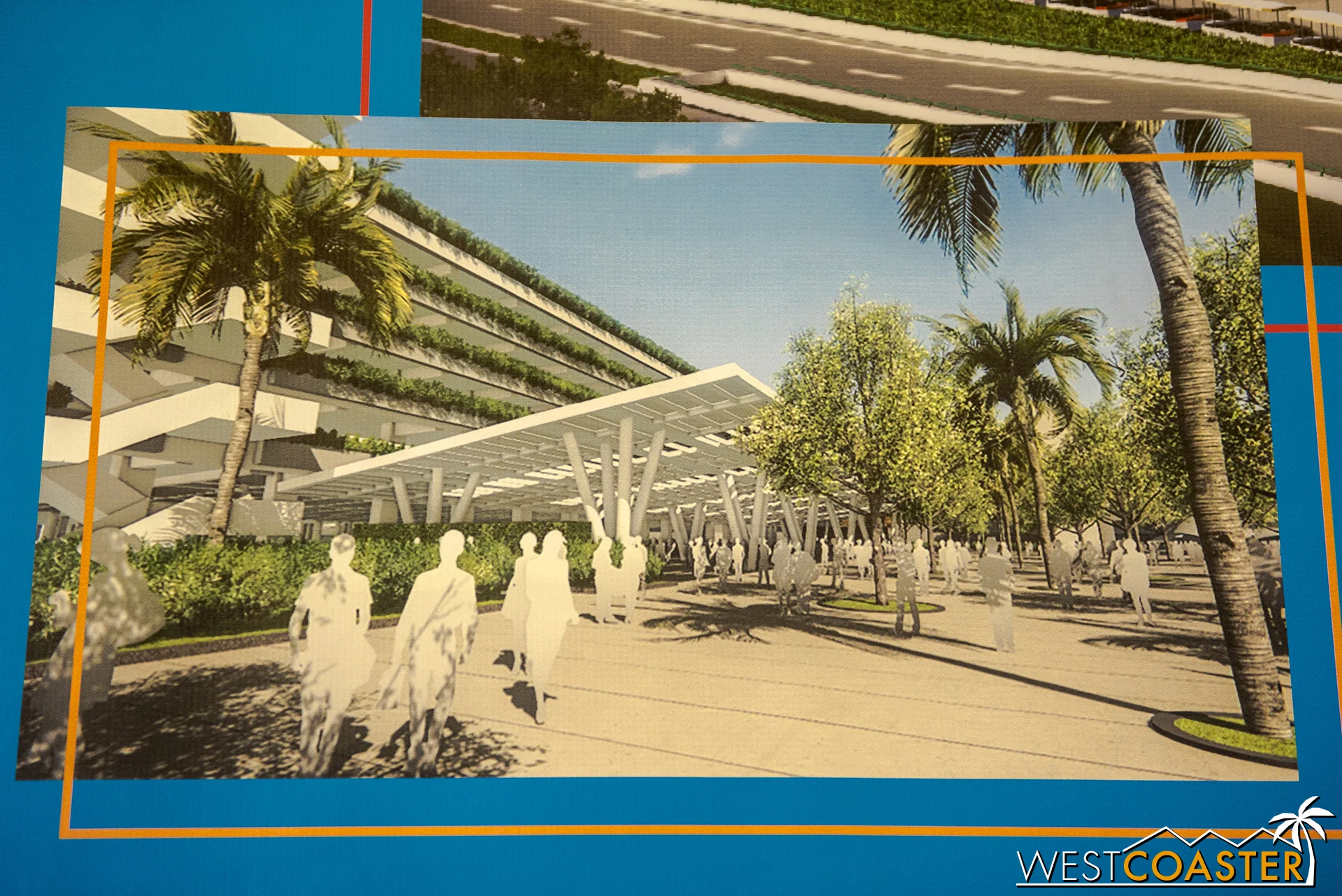 The loading promenade will look like this by the new structure.