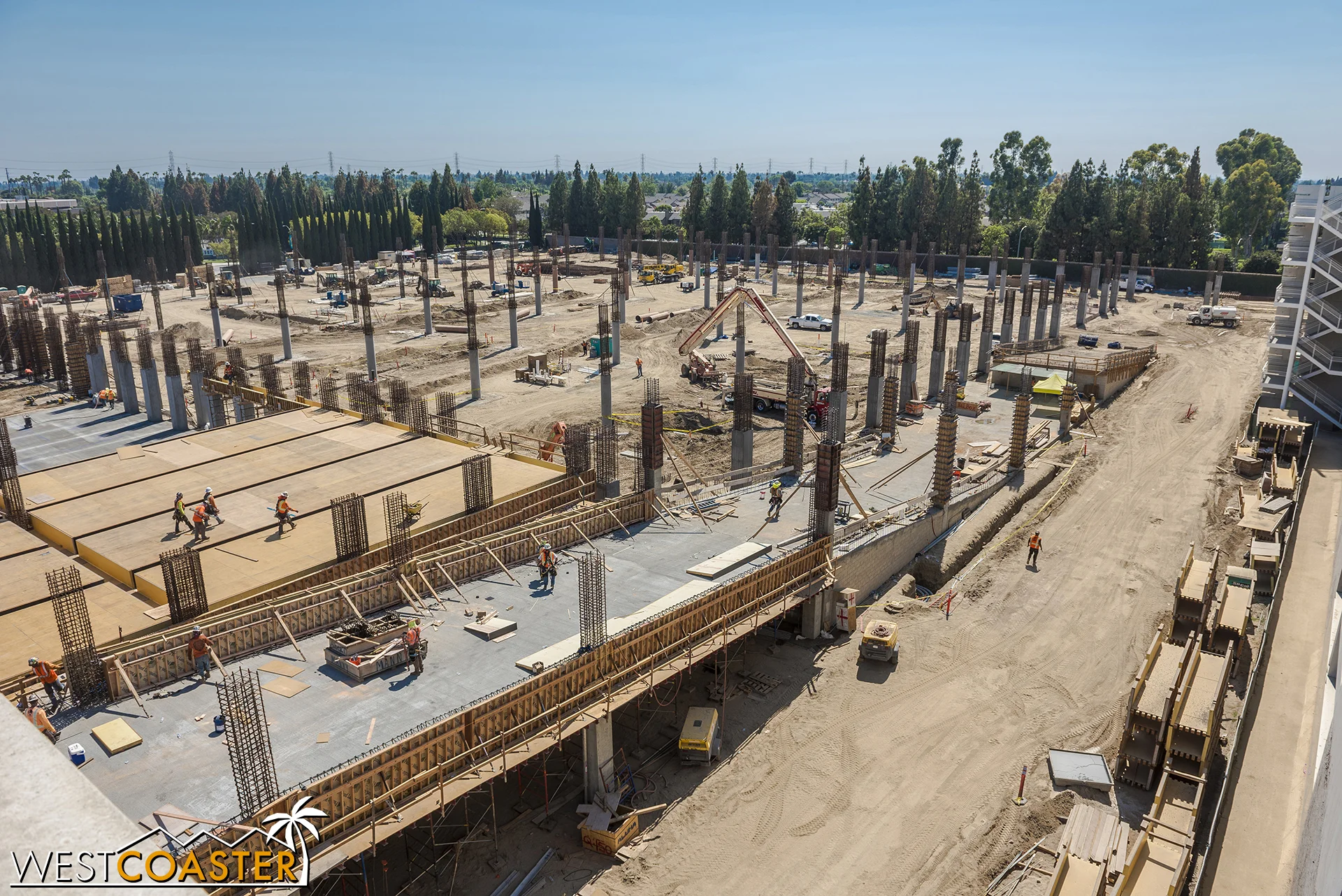 The site has gone fully vertical.