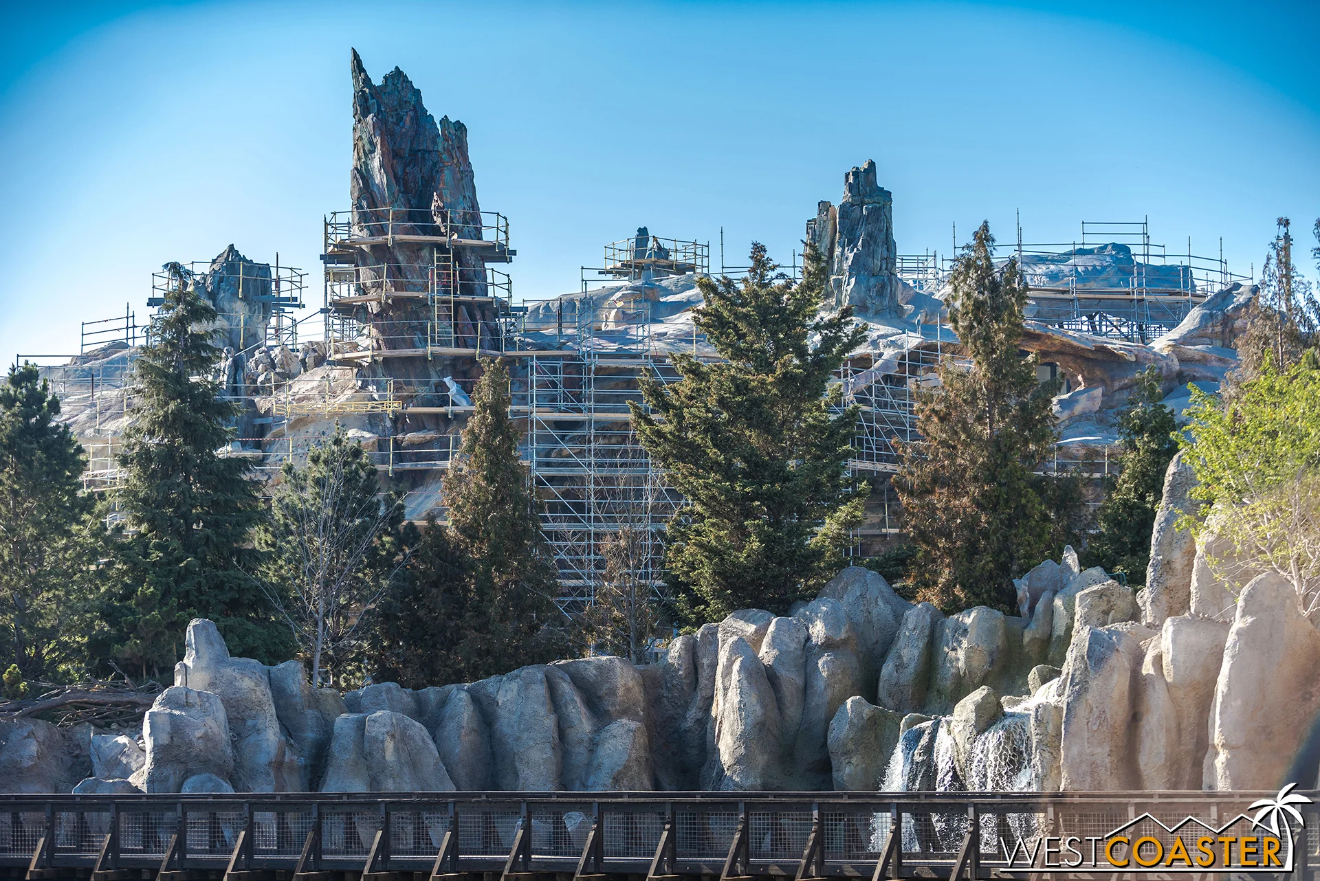 The forced perspective should look better once the scaffolding comes down.