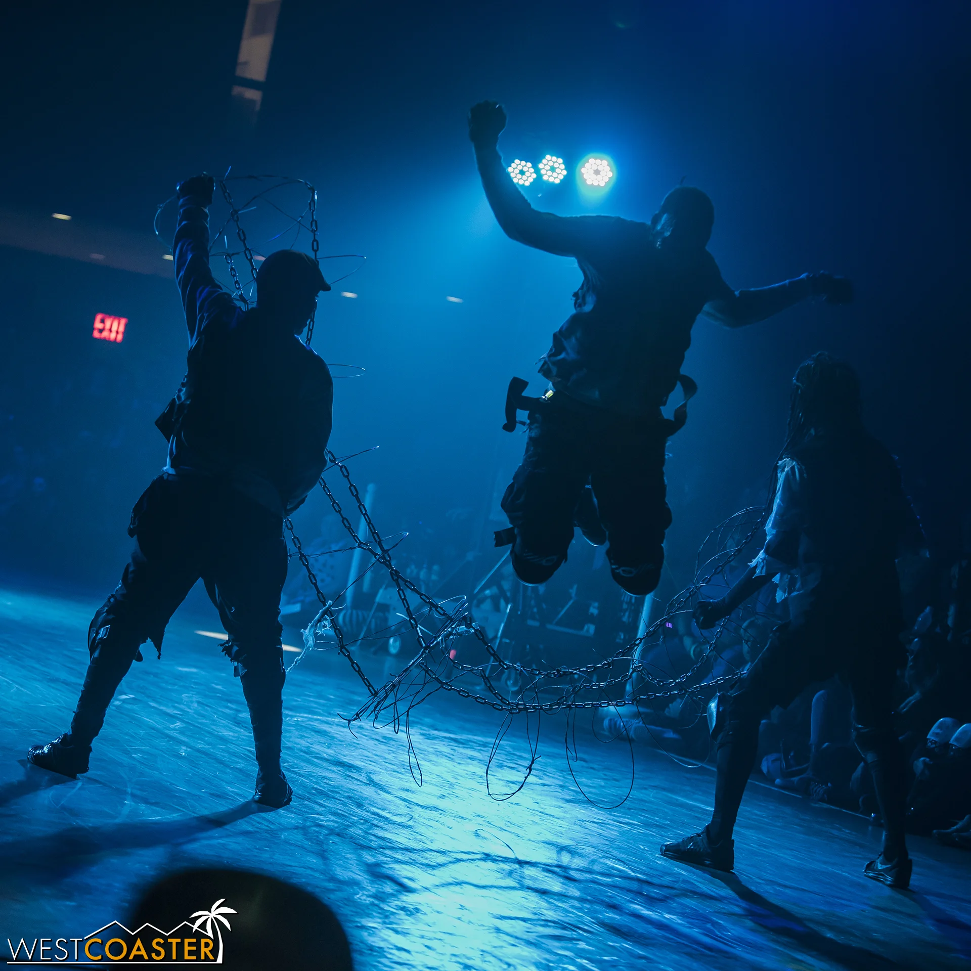 The second show ended with a healthy dose of barbed wire.