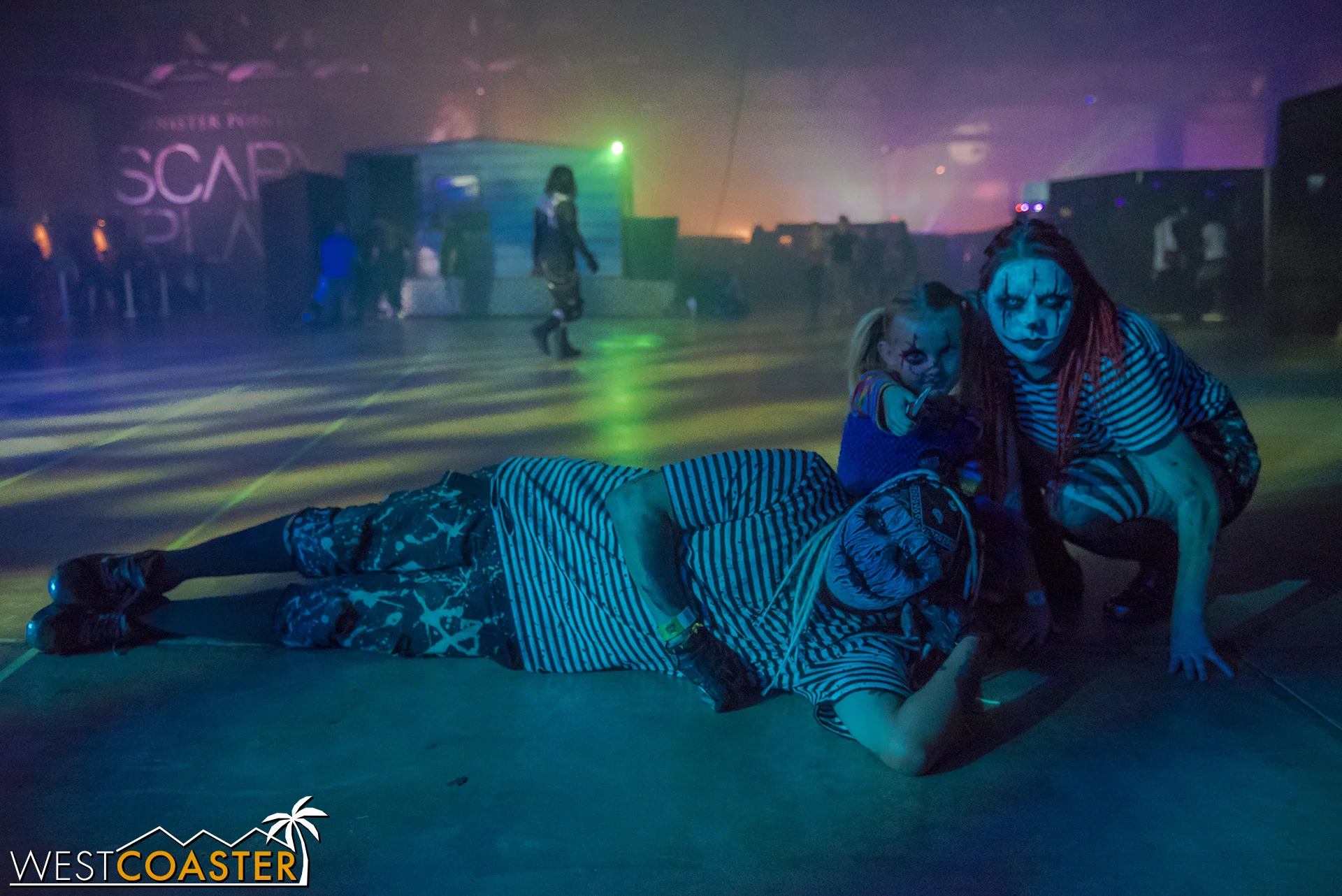 Little kid Chucky was hilariously and enthusiastically stabby stabby with her creature entourage.