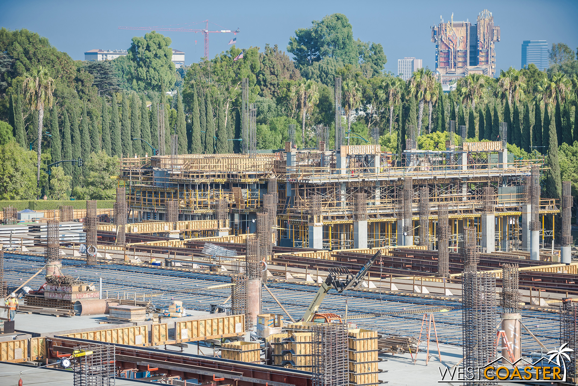  I think the construction site looks cool with all the different elements going on. 